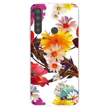 Picasee husă transparentă din silicon pentru Xiaomi Redmi Note 8 - Meadow