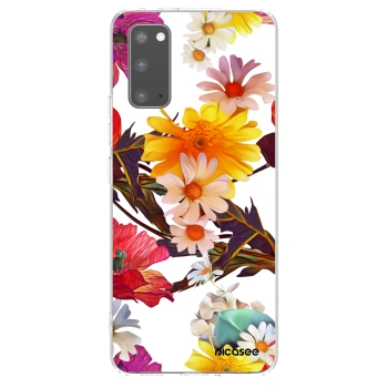 Picasee husă transparentă din silicon pentru Samsung Galaxy S20 G980F - Meadow