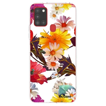Picasee husă transparentă din silicon pentru Samsung Galaxy A21s - Meadow