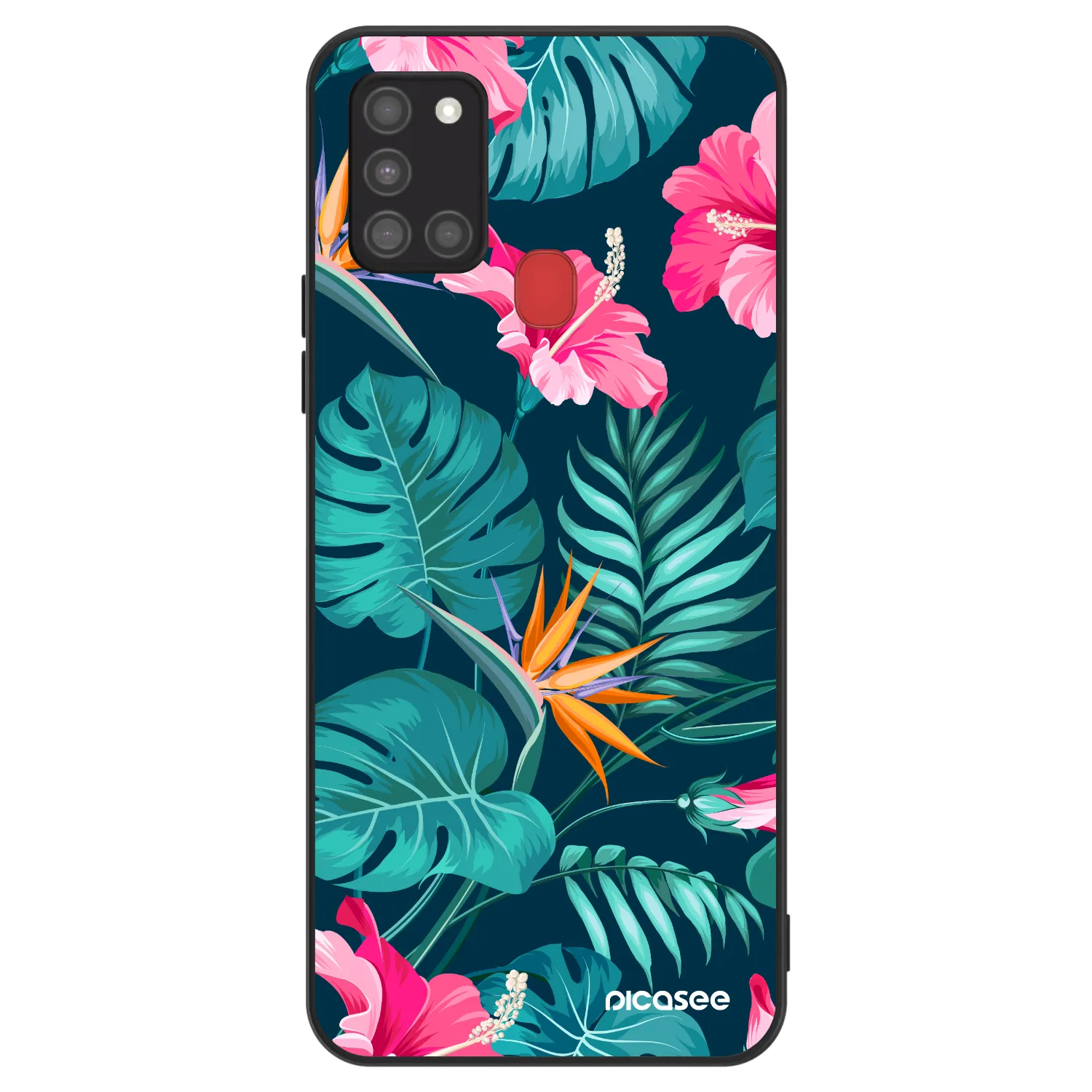 Picasee ULTIMATE CASE pentru Samsung Galaxy A21s - Pink Monstera