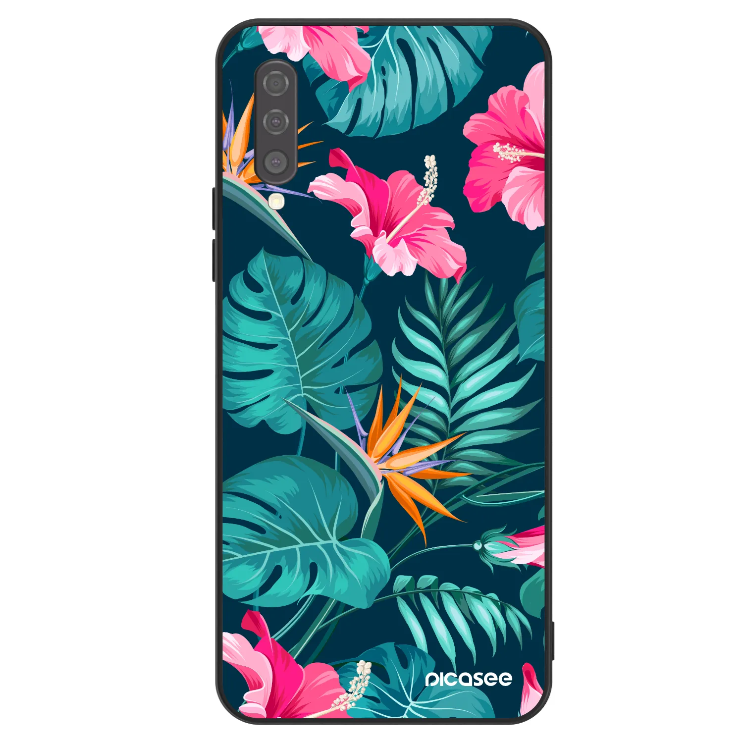Picasee ULTIMATE CASE pentru Samsung Galaxy A50 A505F - Pink Monstera
