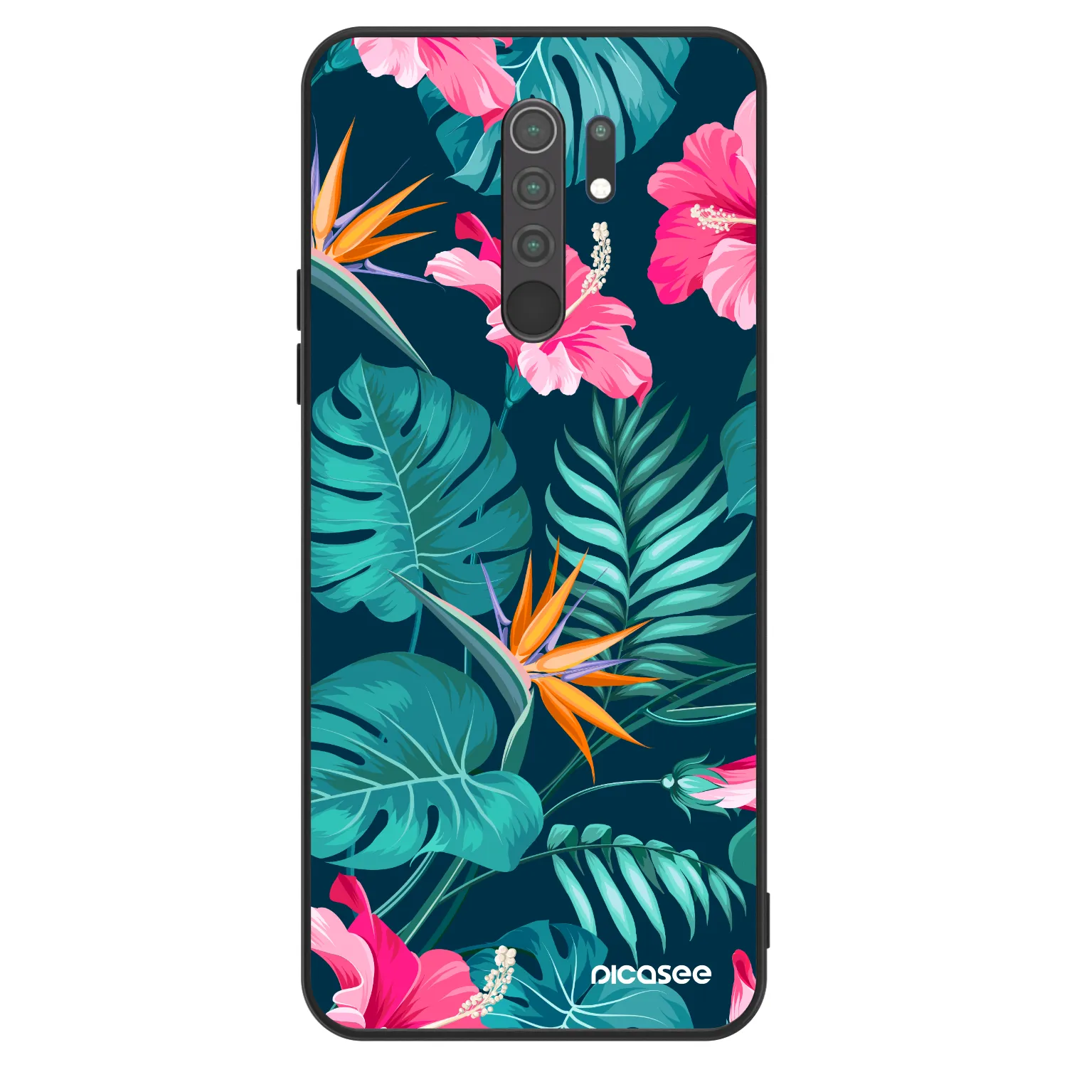 Picasee ULTIMATE CASE pentru Xiaomi Redmi 9 - Pink Monstera