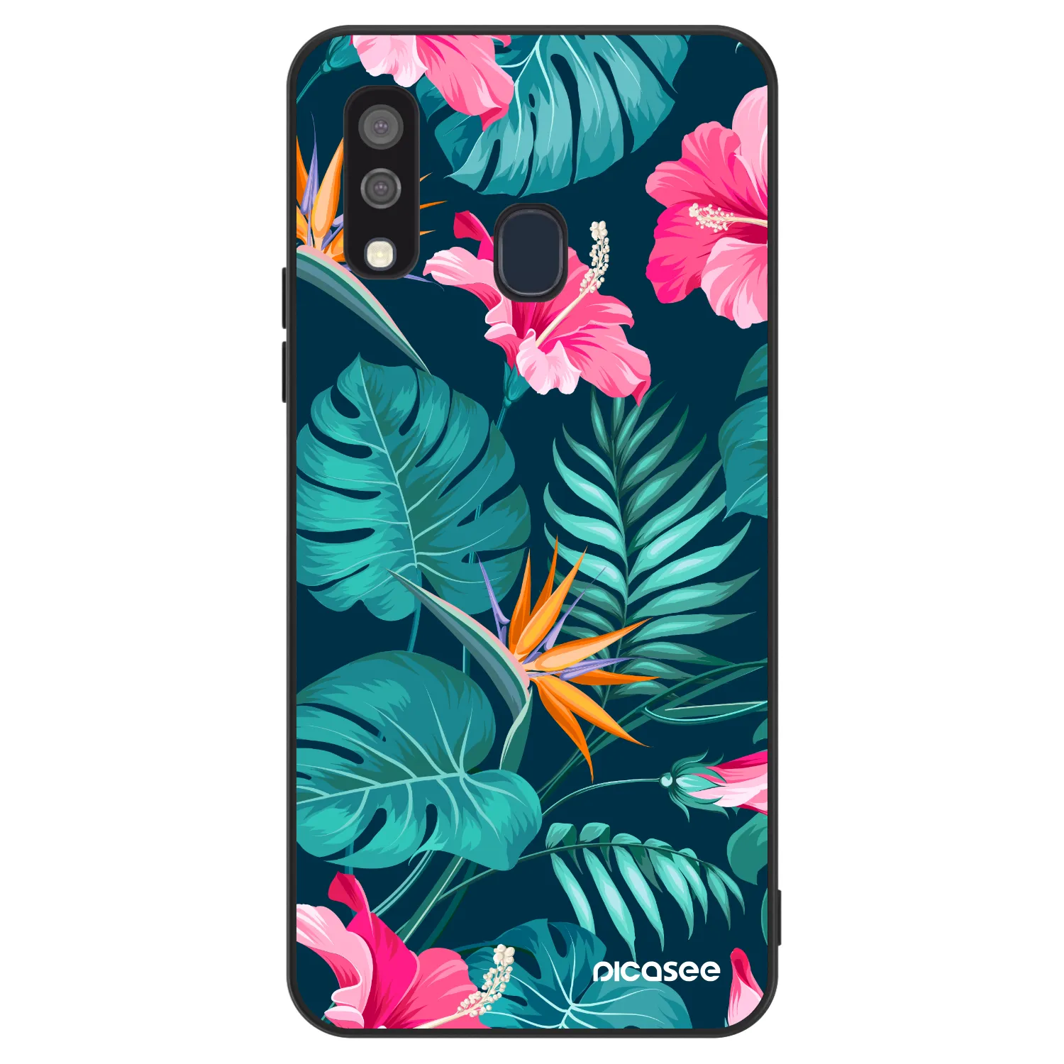 Picasee ULTIMATE CASE pentru Samsung Galaxy A40 A405F - Pink Monstera