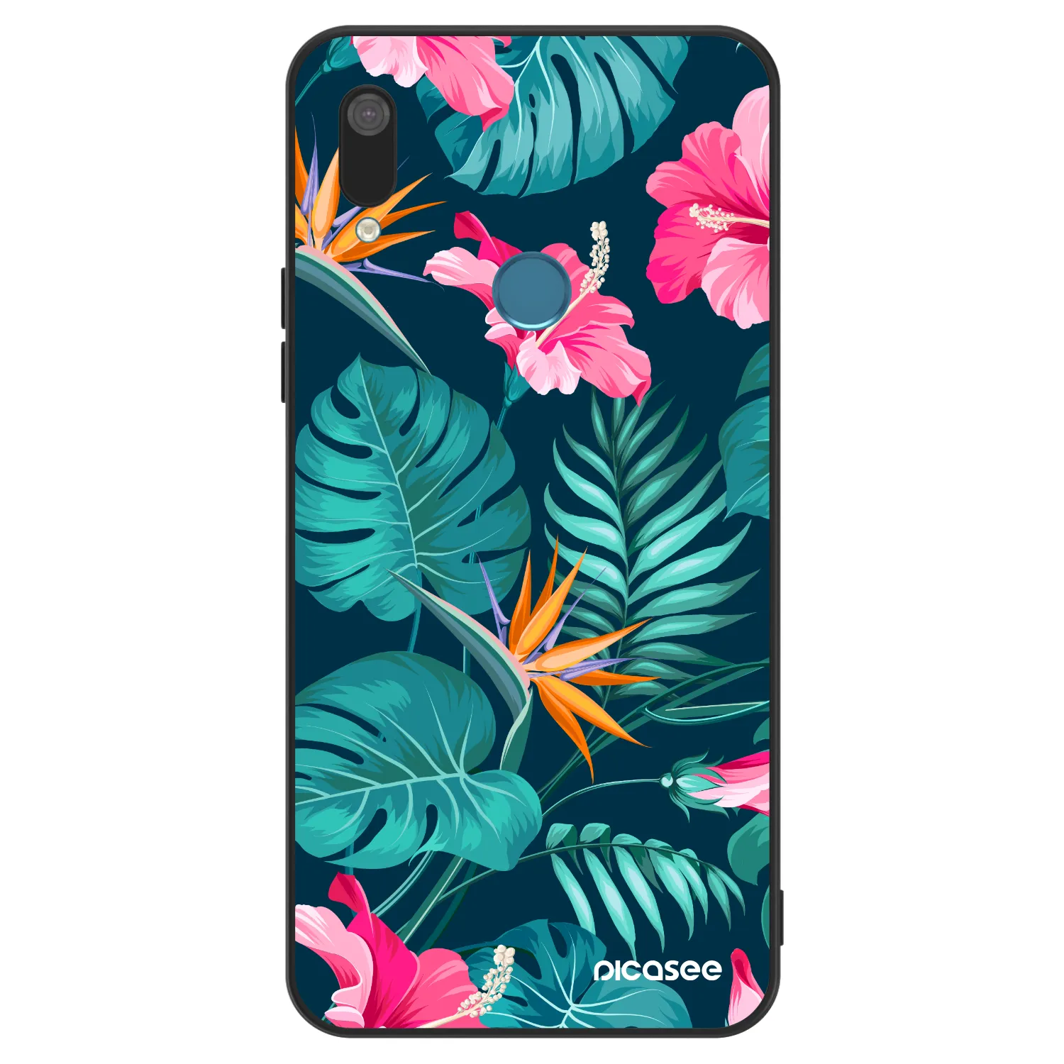 Picasee ULTIMATE CASE pentru Huawei Y7 2019 - Pink Monstera