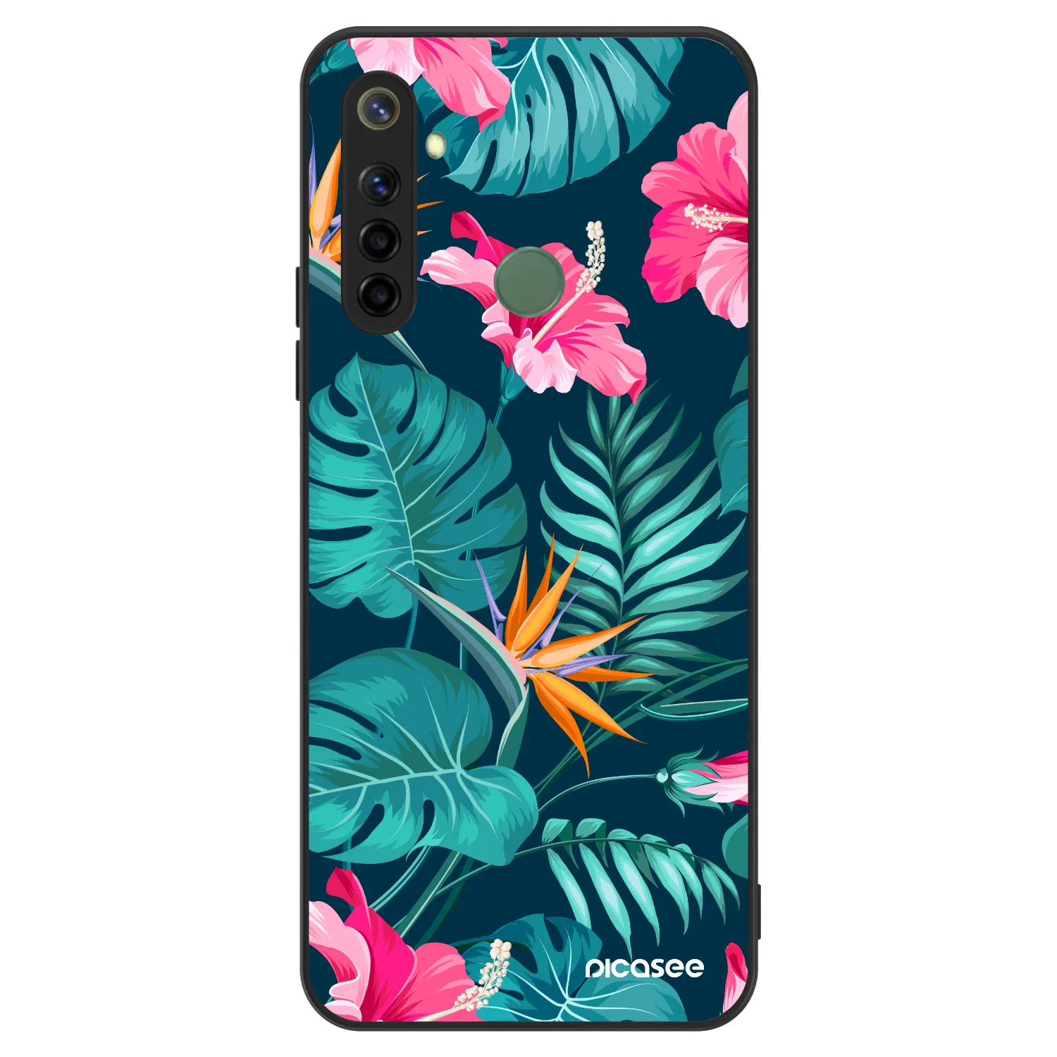 Picasee ULTIMATE CASE pentru Realme 6i - Pink Monstera