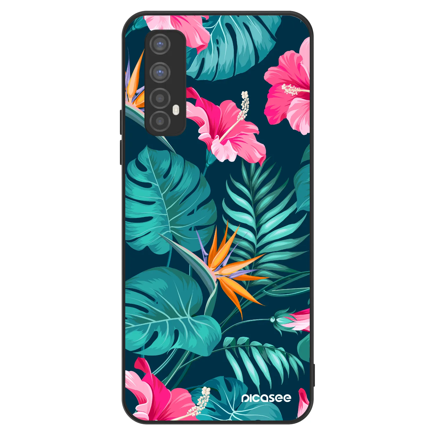 Picasee ULTIMATE CASE pentru Realme 7 - Pink Monstera