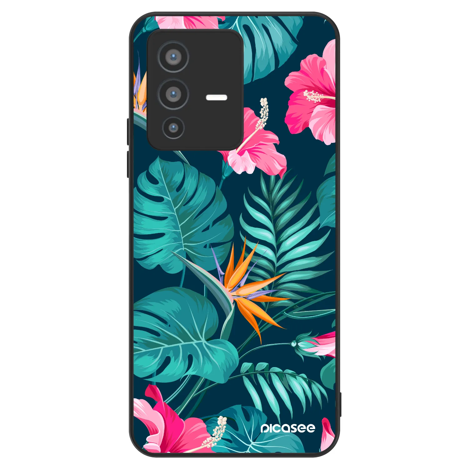 Picasee ULTIMATE CASE pentru Vivo V23 5G - Pink Monstera