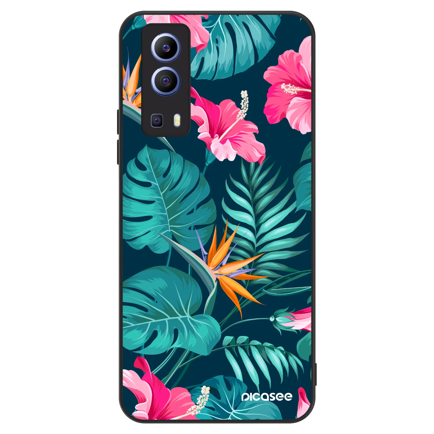 Picasee ULTIMATE CASE pentru Vivo Y52 5G - Pink Monstera