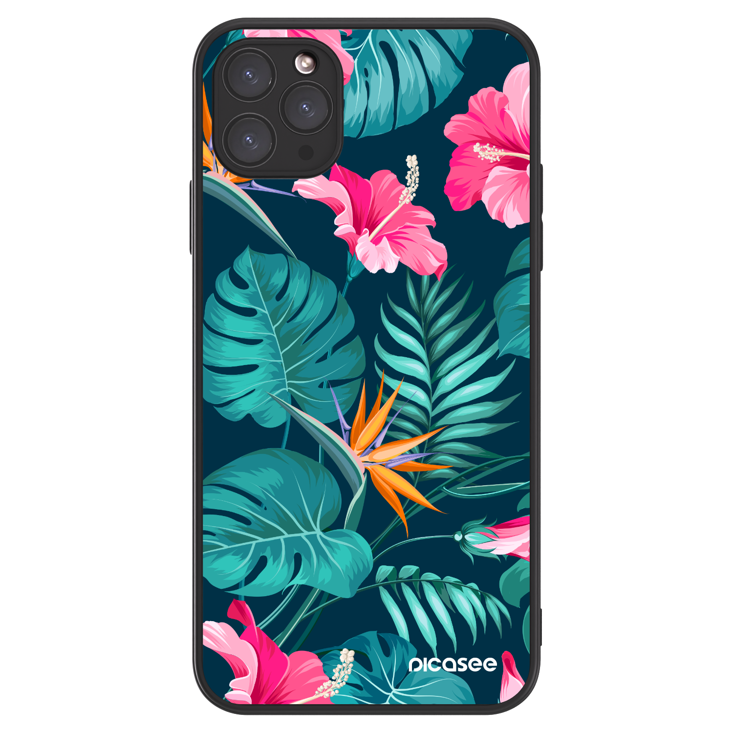 Picasee ULTIMATE CASE MagSafe pentru Apple iPhone 11 Pro Max - Pink Monstera