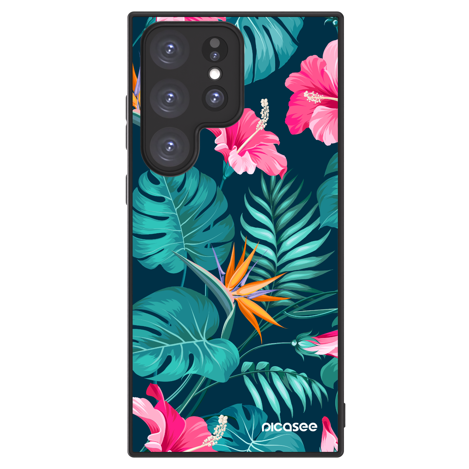 Picasee ULTIMATE CASE pentru Samsung Galaxy S23 Ultra 5G - Pink Monstera