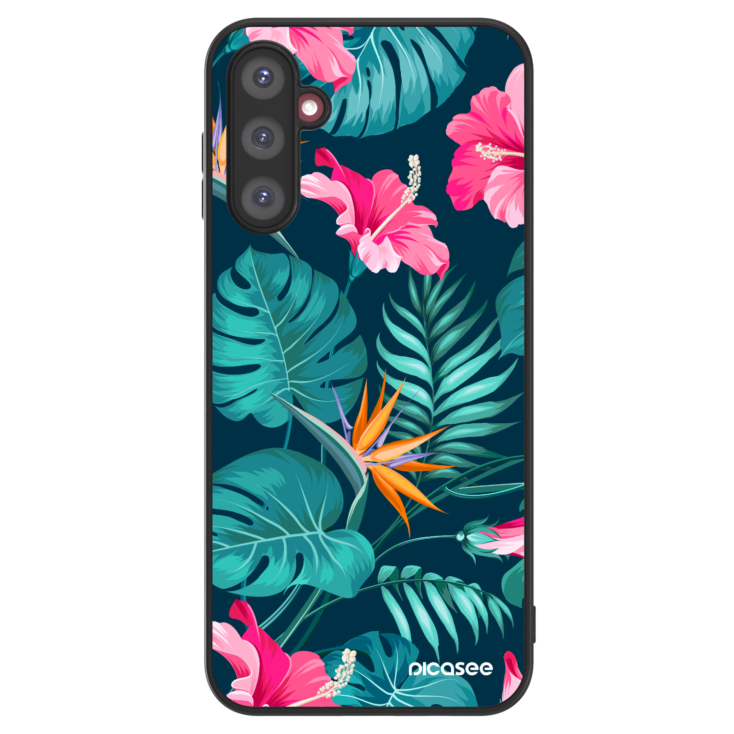 Picasee ULTIMATE CASE pentru Samsung Galaxy A14 4G A145R - Pink Monstera