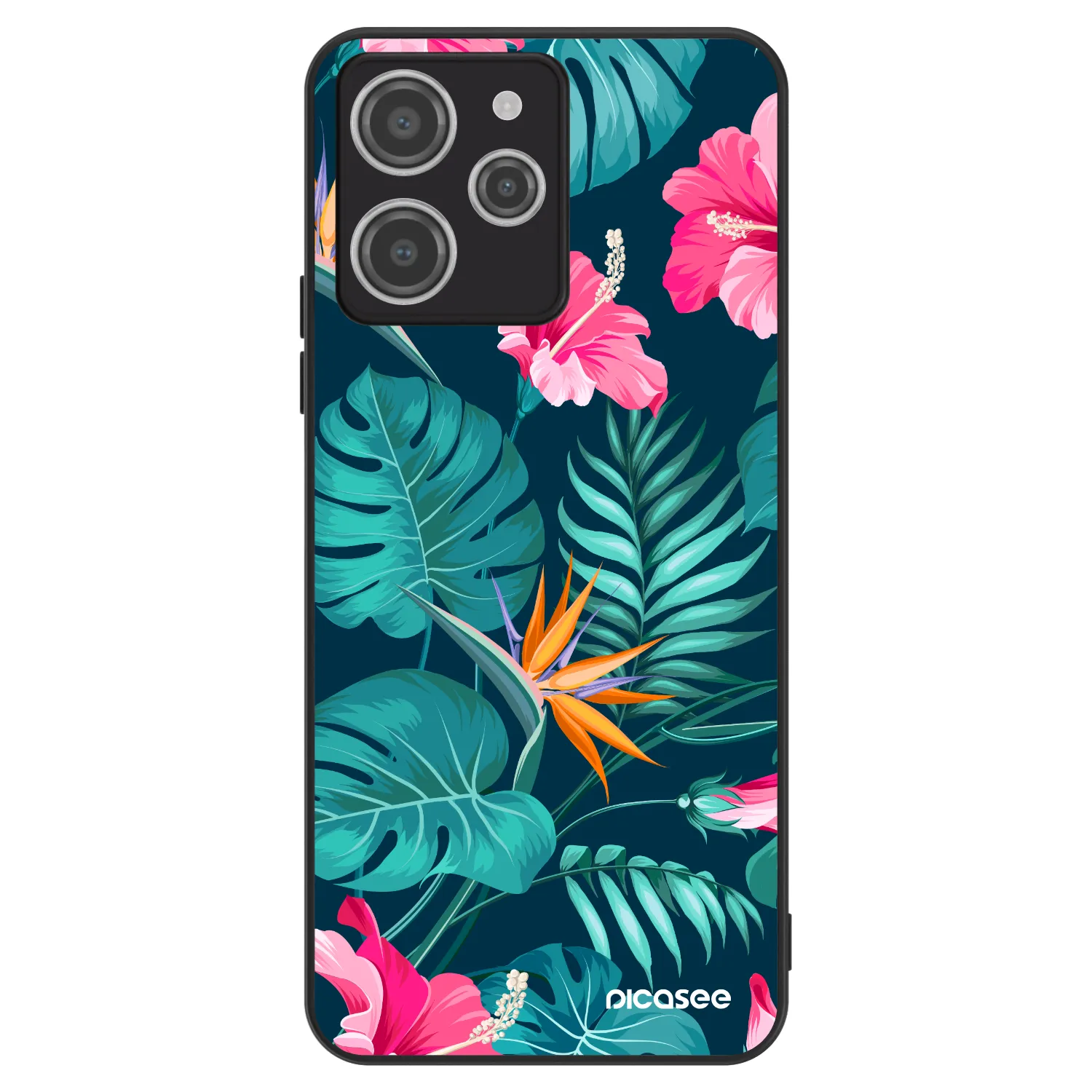 Picasee ULTIMATE CASE pentru Xiaomi Redmi 12 4G - Pink Monstera