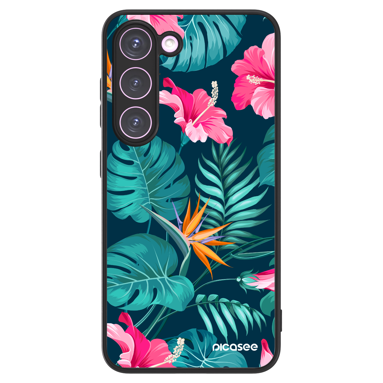 Picasee ULTIMATE CASE PowerShare pentru Samsung Galaxy S23 5G - Pink Monstera