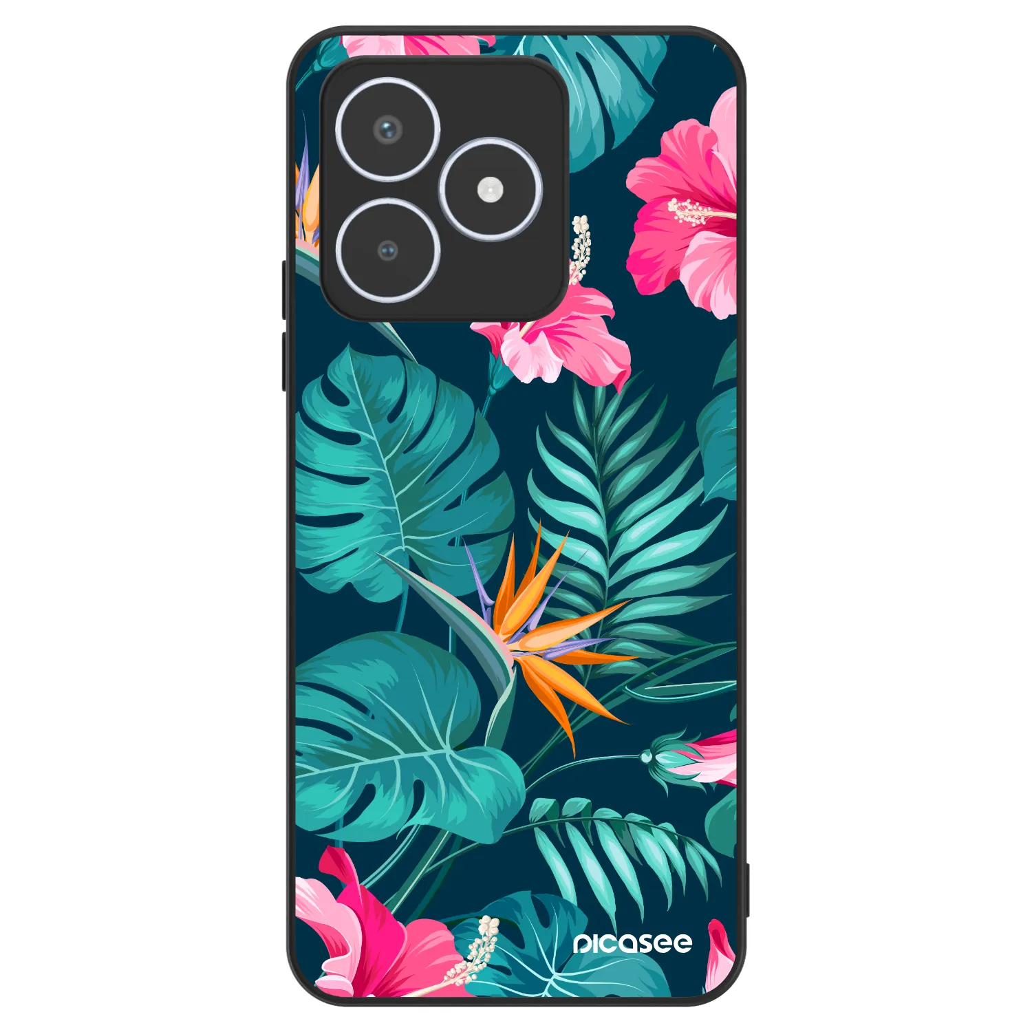 Picasee ULTIMATE CASE pentru Realme C53 - Pink Monstera