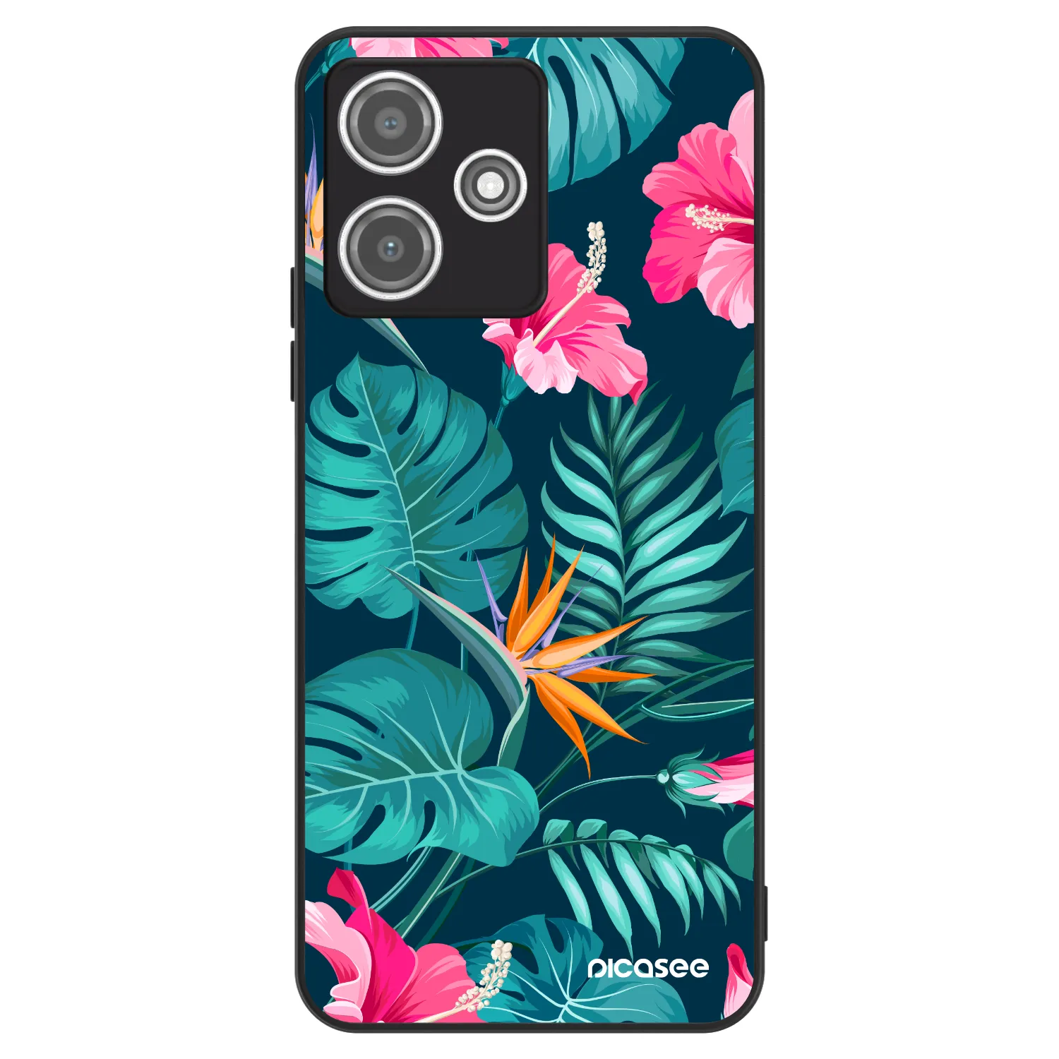 Picasee ULTIMATE CASE pentru Xiaomi Redmi 12 5G - Pink Monstera