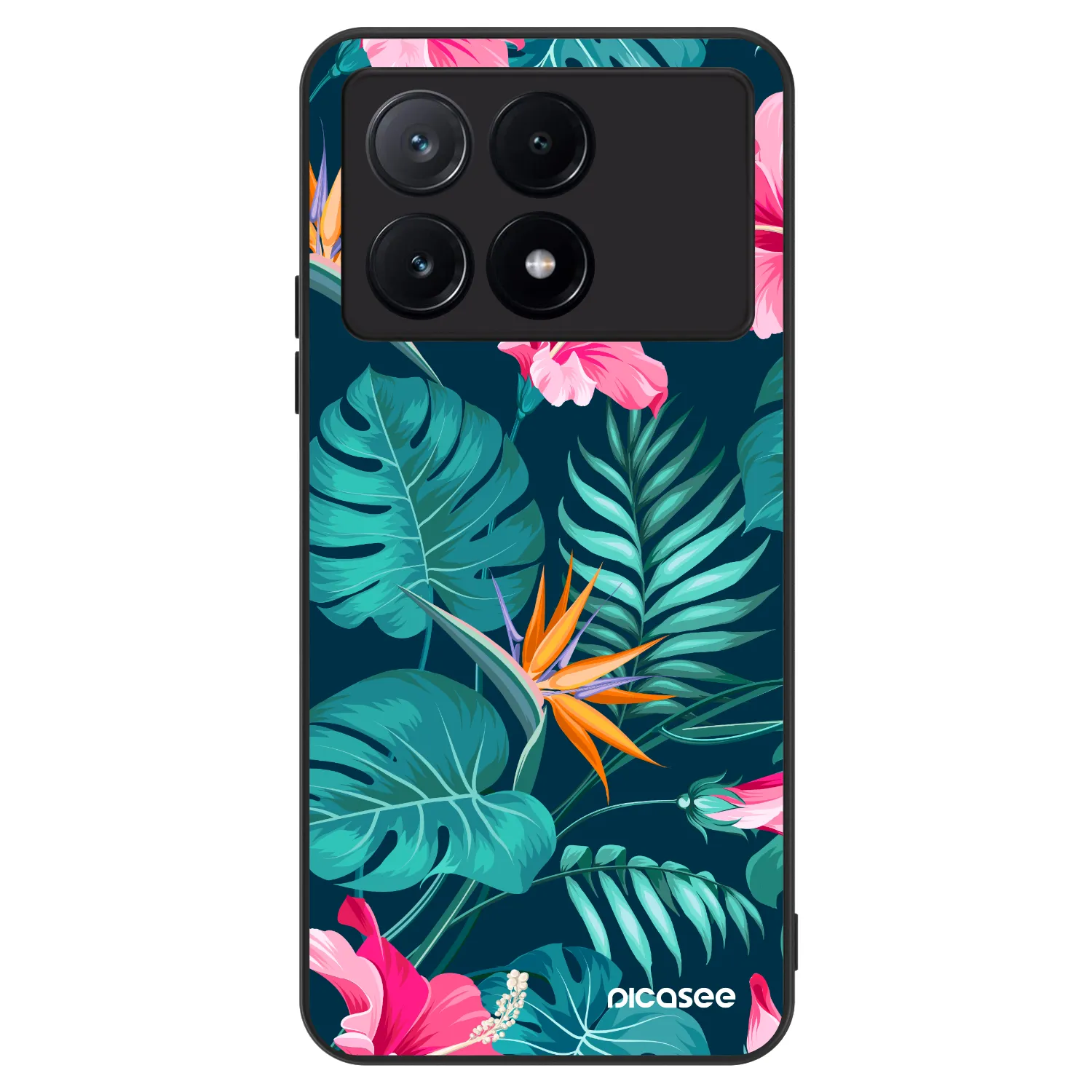Picasee ULTIMATE CASE pentru Xiaomi Poco X6 Pro - Pink Monstera