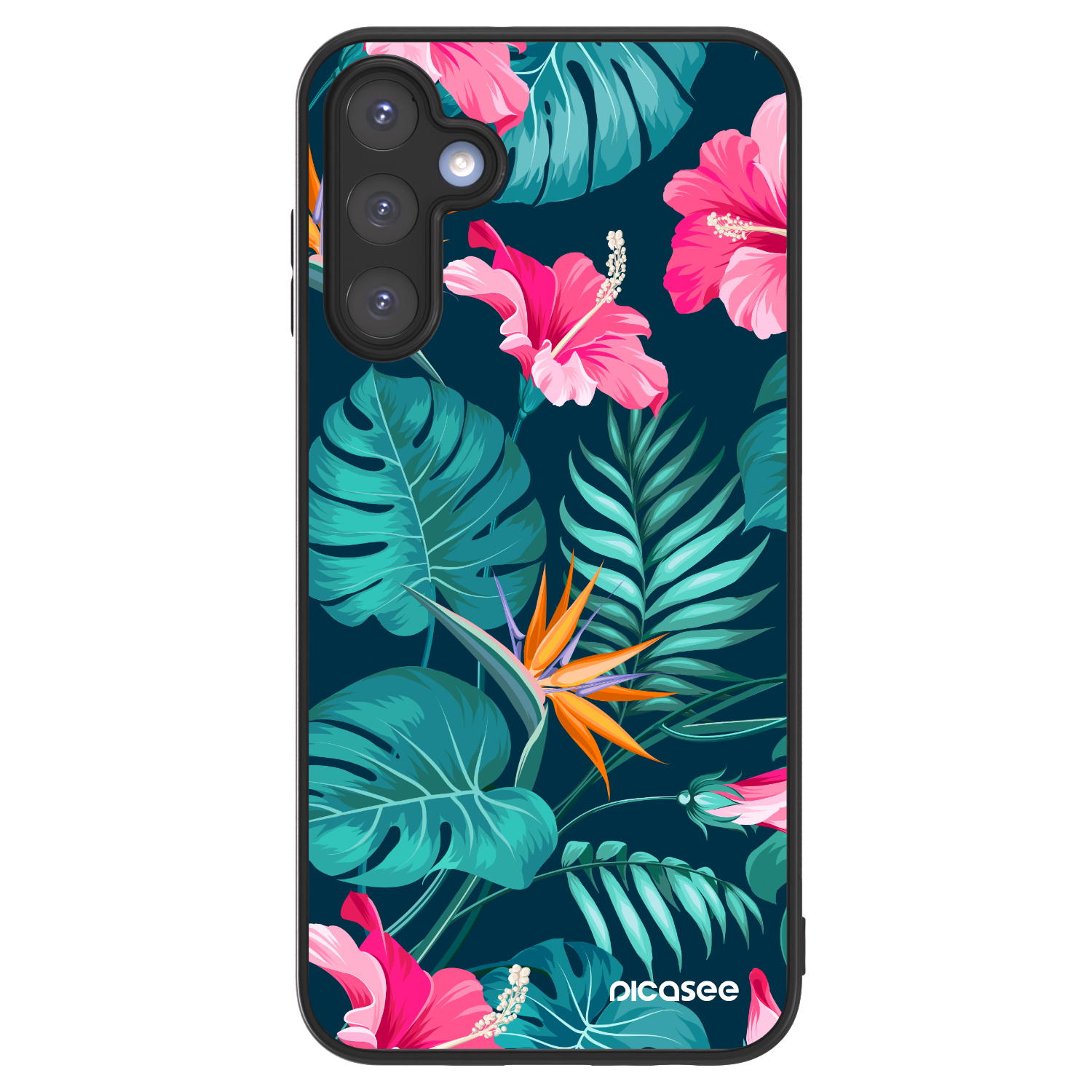 Picasee ULTIMATE CASE pentru Samsung Galaxy A15 A156B 5G - Pink Monstera
