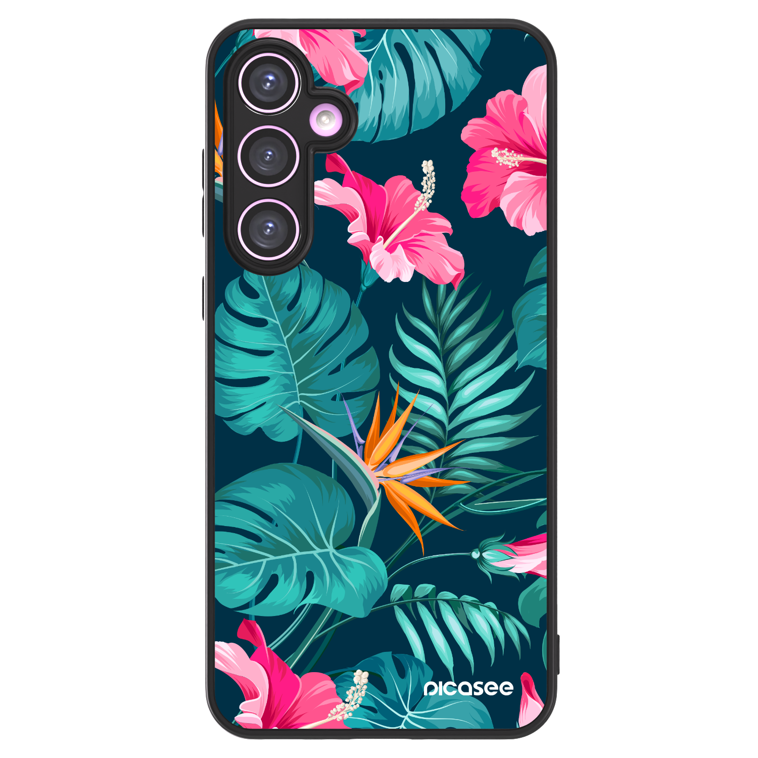 Picasee ULTIMATE CASE pentru Samsung Galaxy A35 5G A356B - Pink Monstera