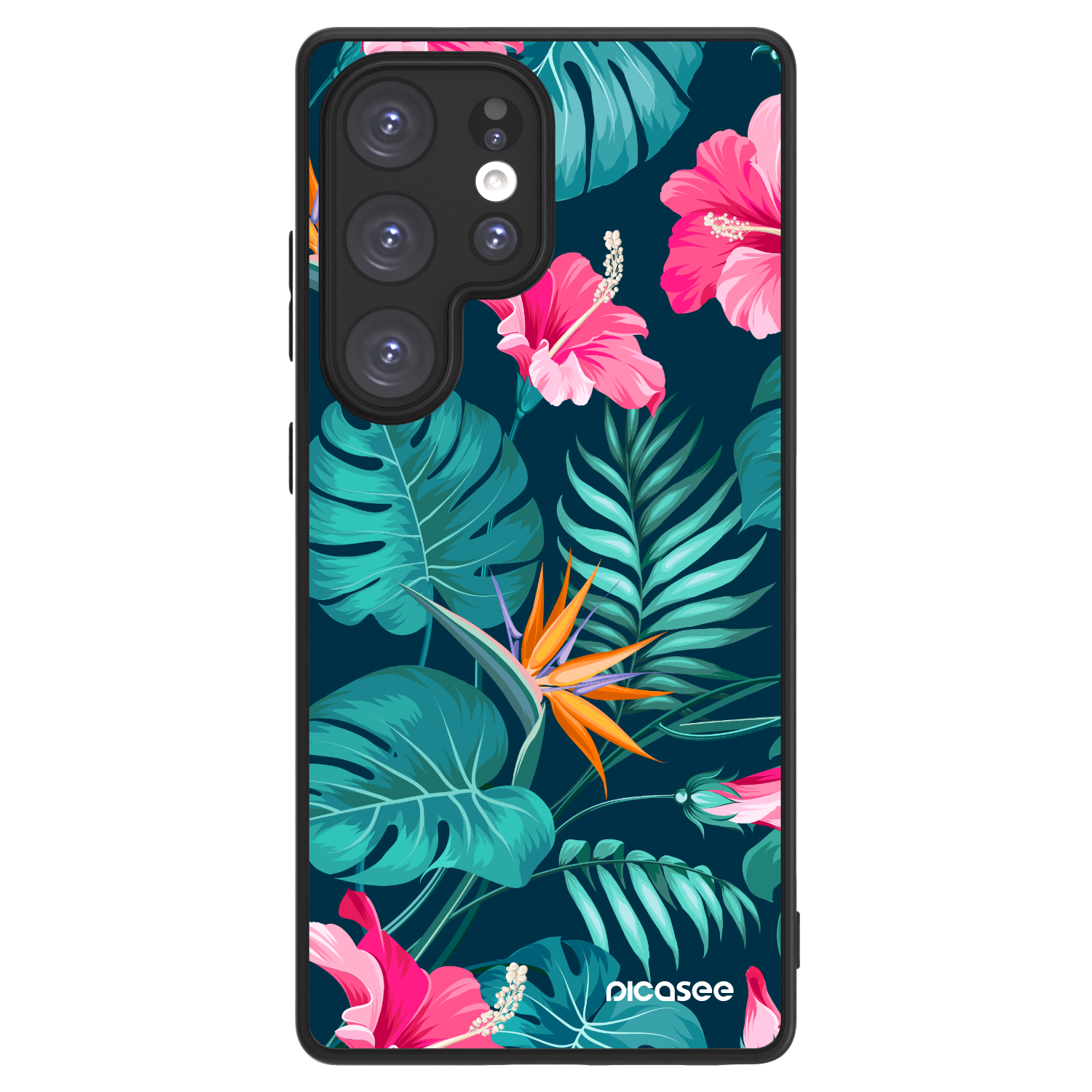 Picasee ULTIMATE CASE PowerShare pentru Samsung Galaxy S25 Ultra 5G - Pink Monstera