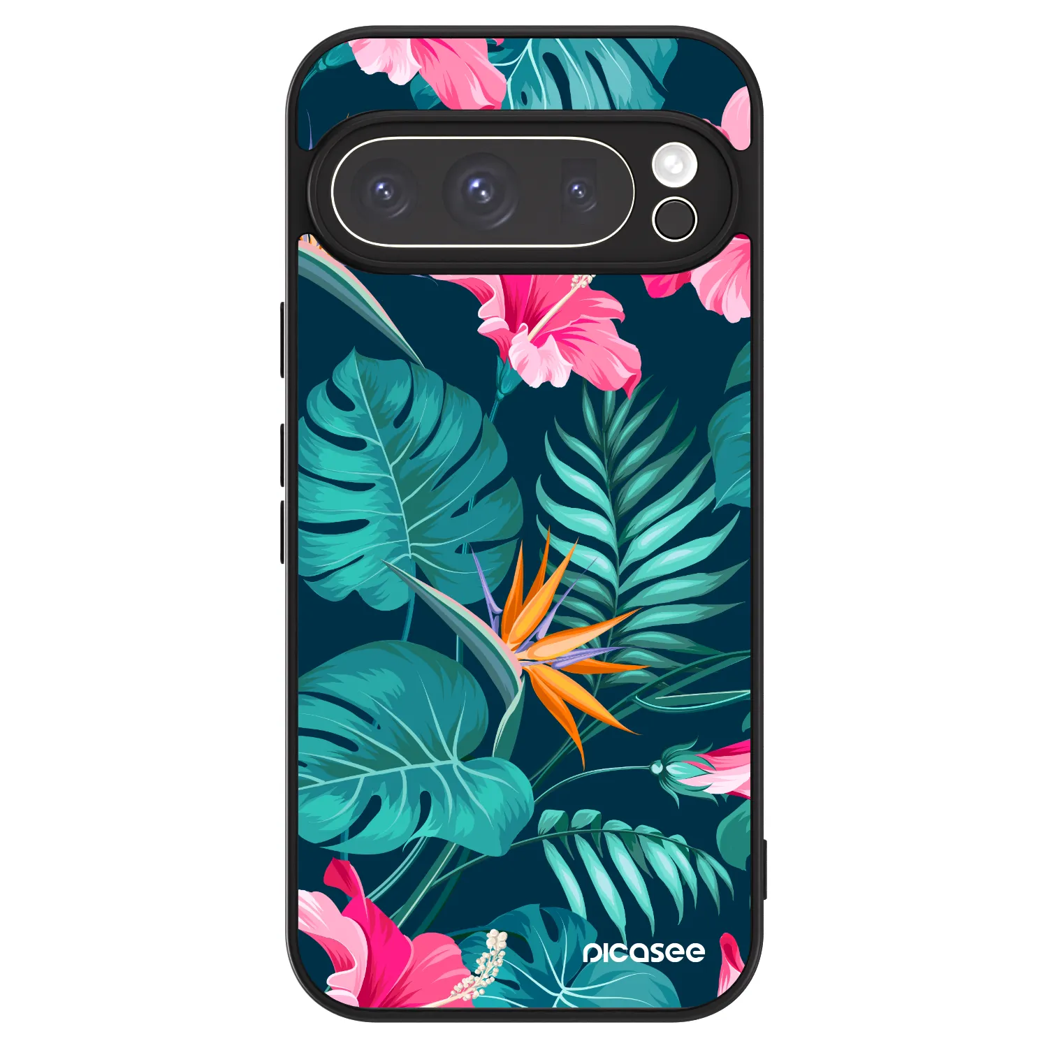 Picasee ULTIMATE CASE pentru Google Pixel 9 Pro - Pink Monstera
