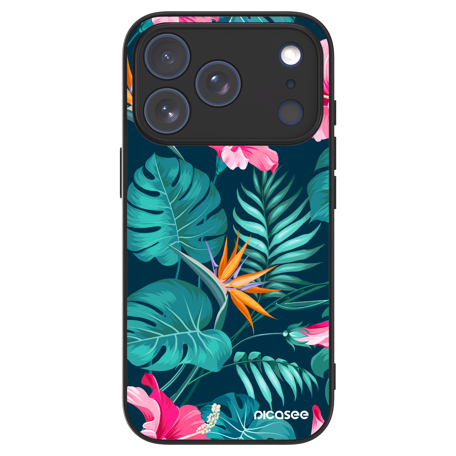 Picasee ULTIMATE CASE MagSafe pentru Apple iPhone 17 Pro - Pink Monstera