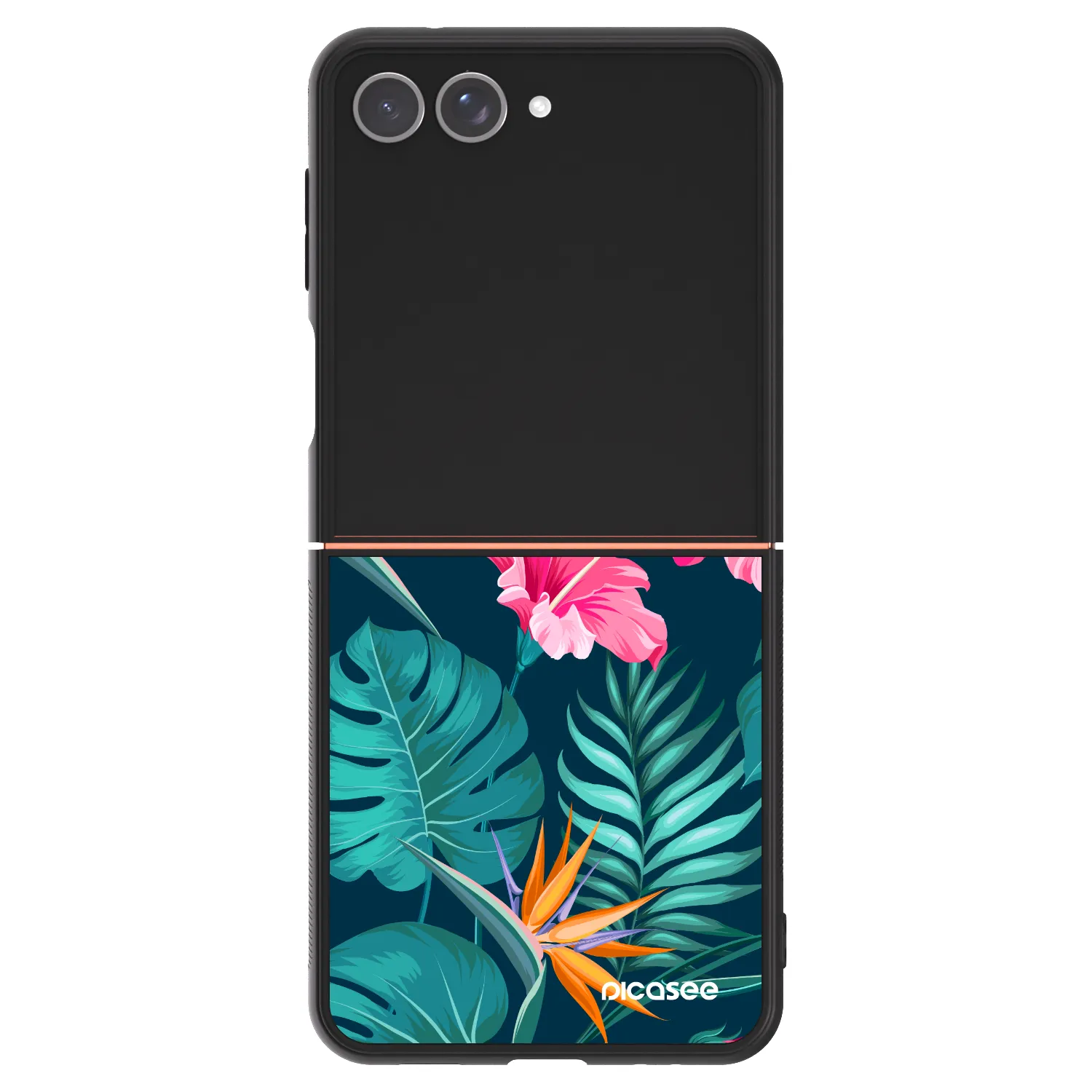 Picasee ULTIMATE CASE pentru Samsung Galaxy Z Flip7 5G - Pink Monstera