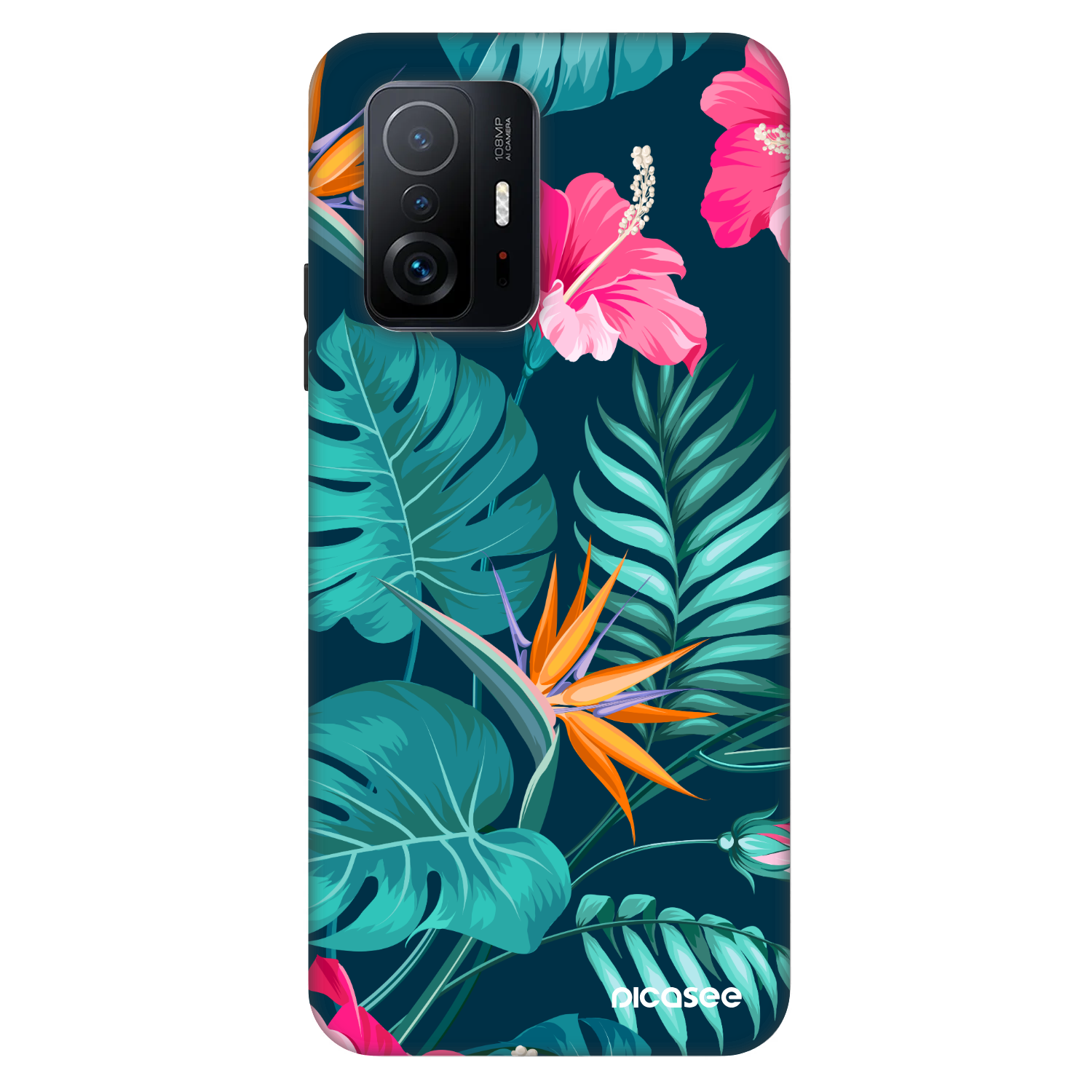 Picasee Fashion Case pentru Xiaomi 11T Pro - Pink Monstera