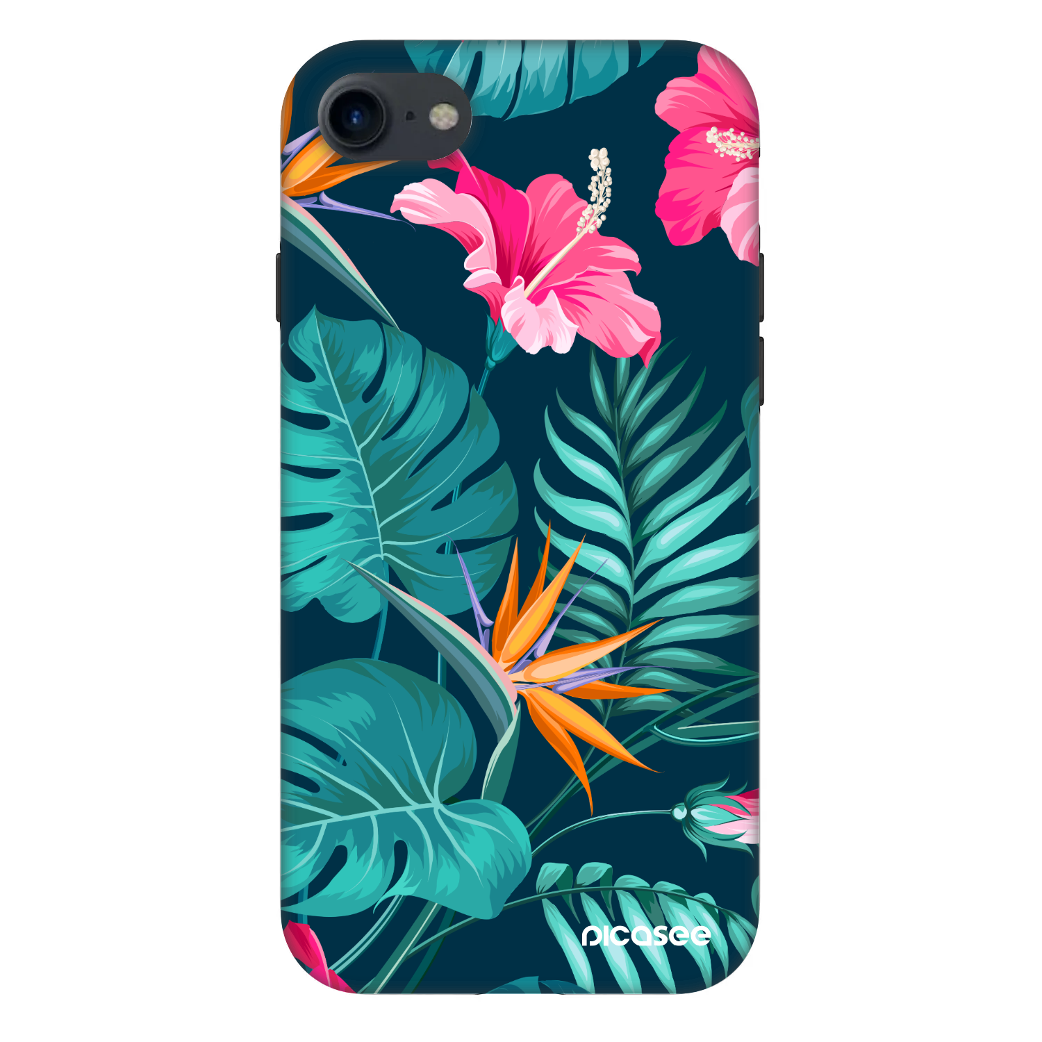 Picasee Fashion Case pentru Apple iPhone 8 - Pink Monstera