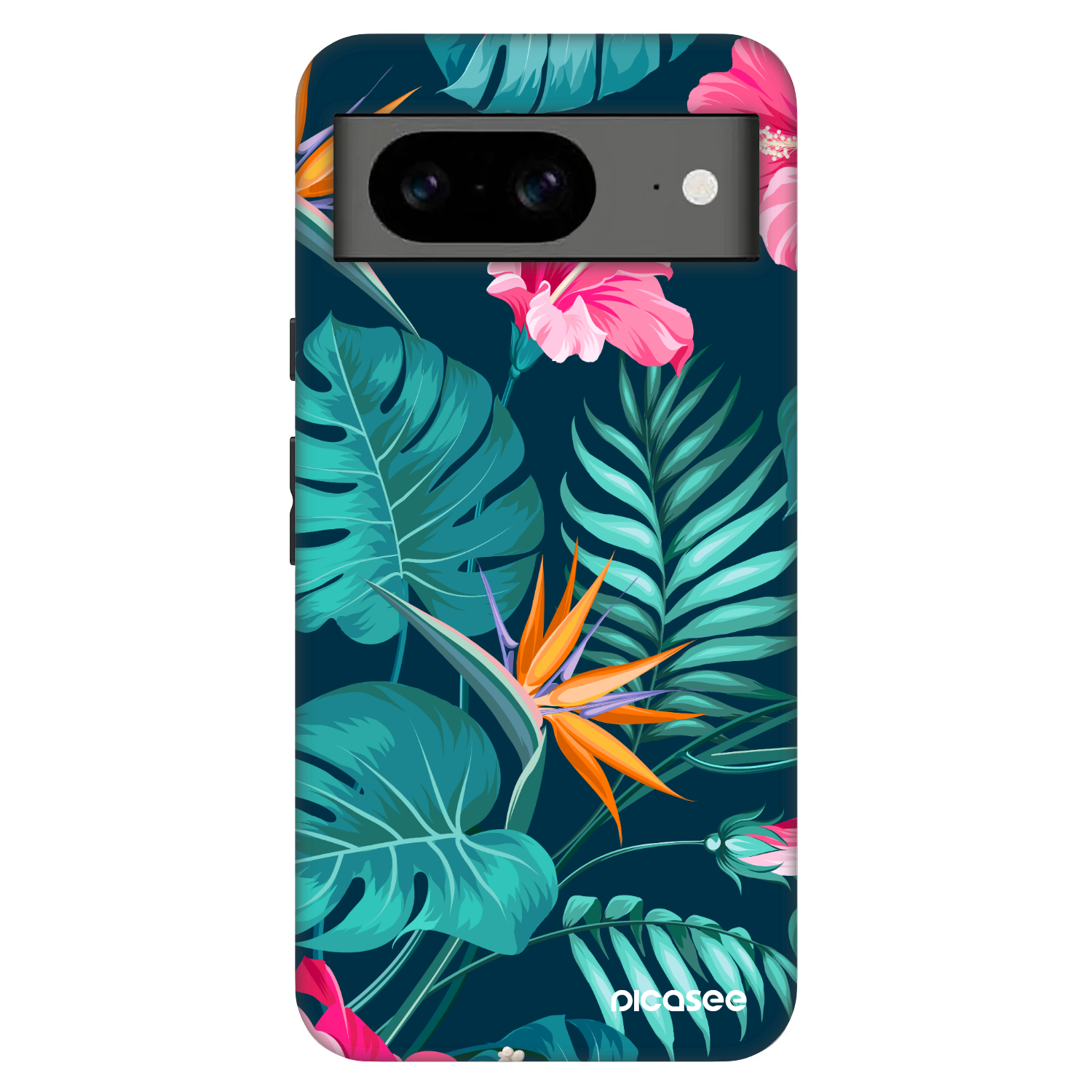 Picasee Fashion Case pentru Google Pixel 8 Pro - Pink Monstera