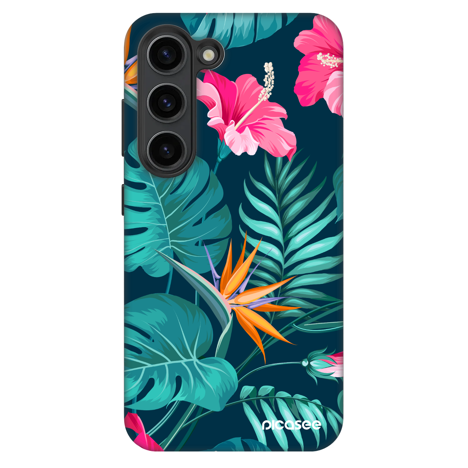Picasee Fashion Case pentru Samsung Galaxy S23+ 5G - Pink Monstera