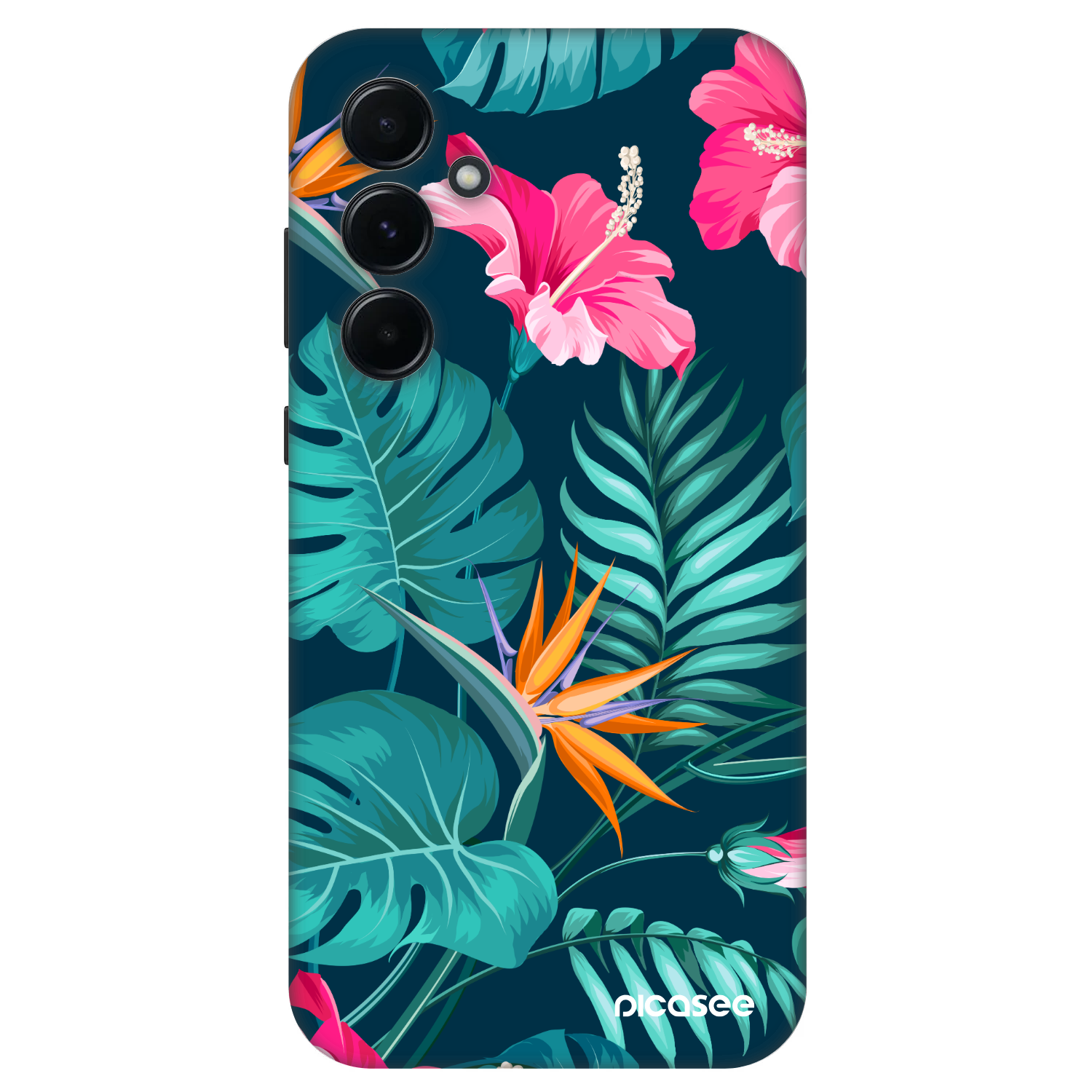 Picasee Fashion Case pentru Samsung Galaxy A55 5G A556B - Pink Monstera