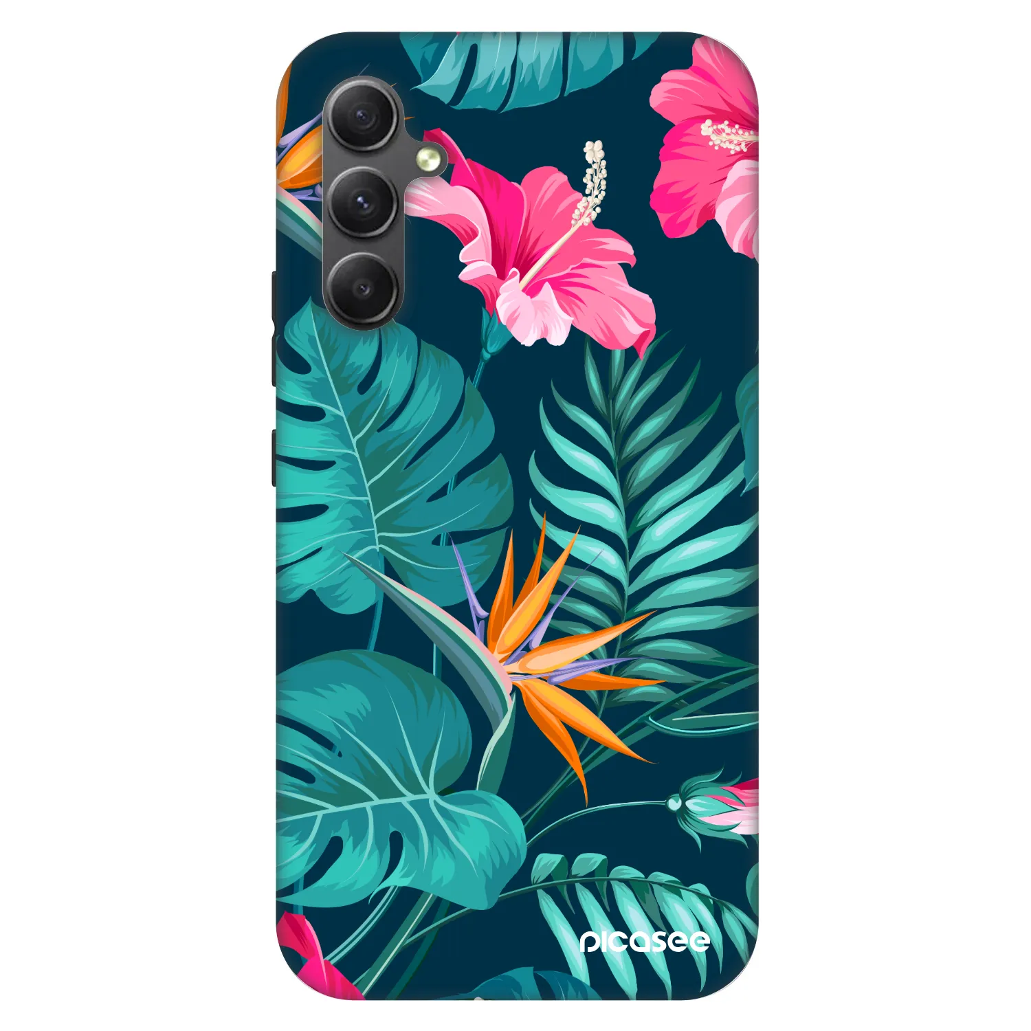 Picasee Fashion Case pentru Samsung Galaxy A34 5G A346B - Pink Monstera