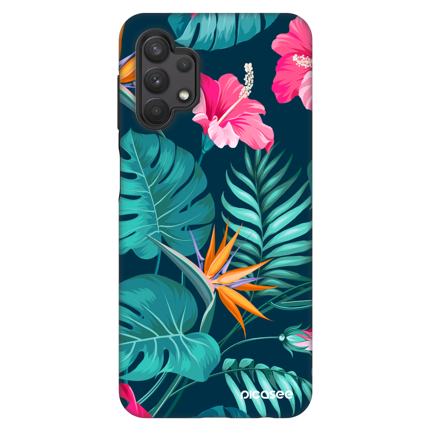 Picasee Fashion Case pentru Samsung Galaxy A32 5G A326B - Pink Monstera