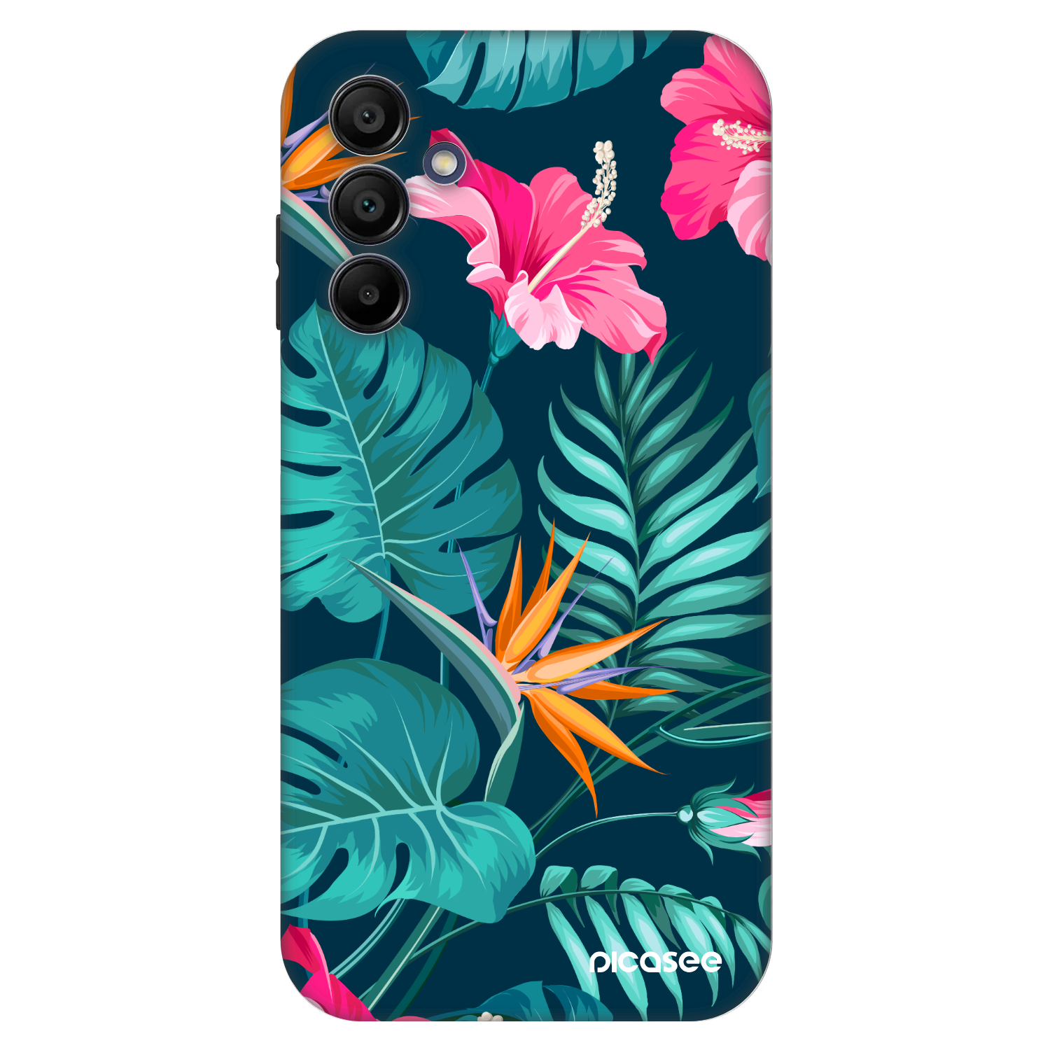 Picasee Fashion Case pentru Samsung Galaxy A15 A155F 4G - Pink Monstera