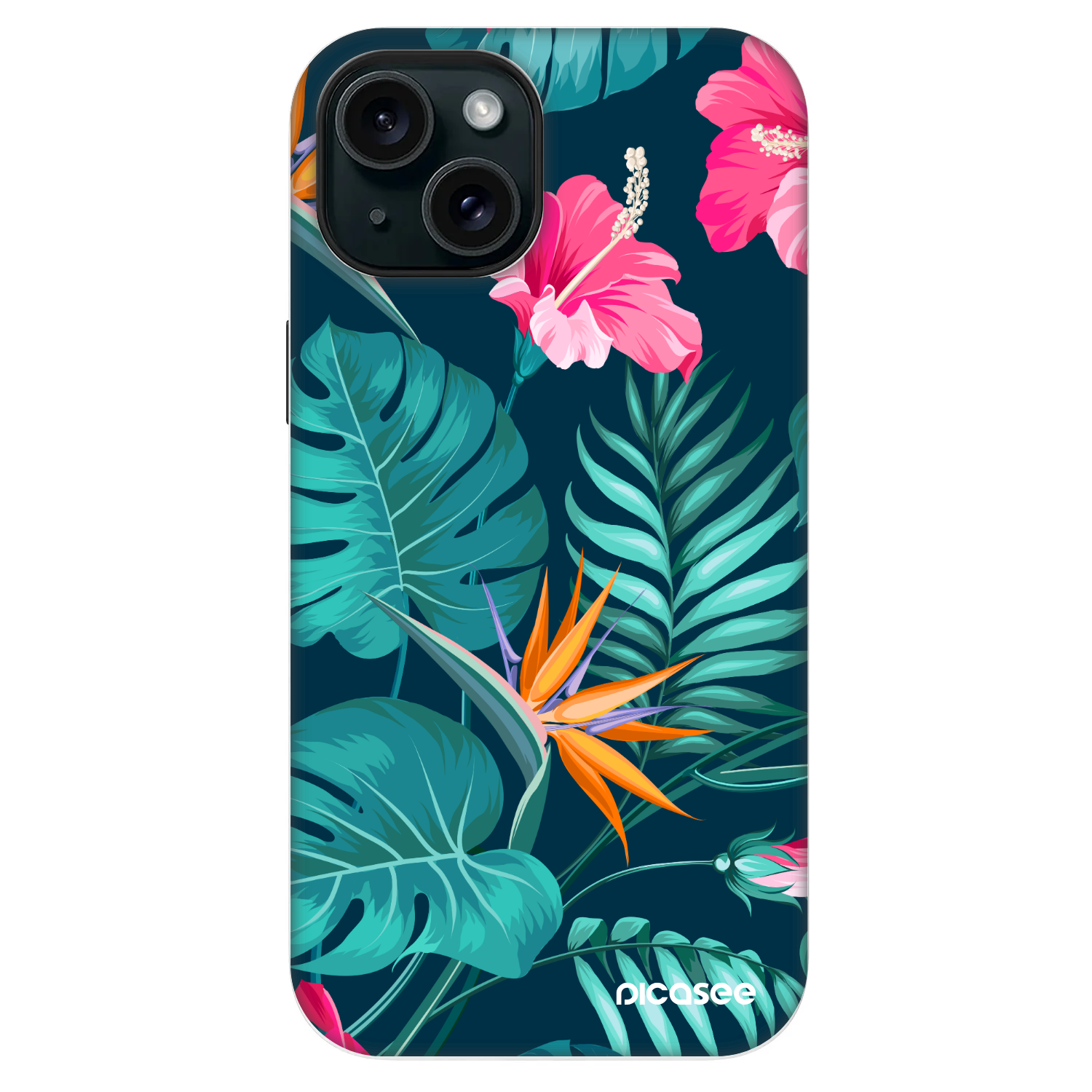Picasee Fashion Case MagSafe pentru Apple iPhone 13 - Pink Monstera