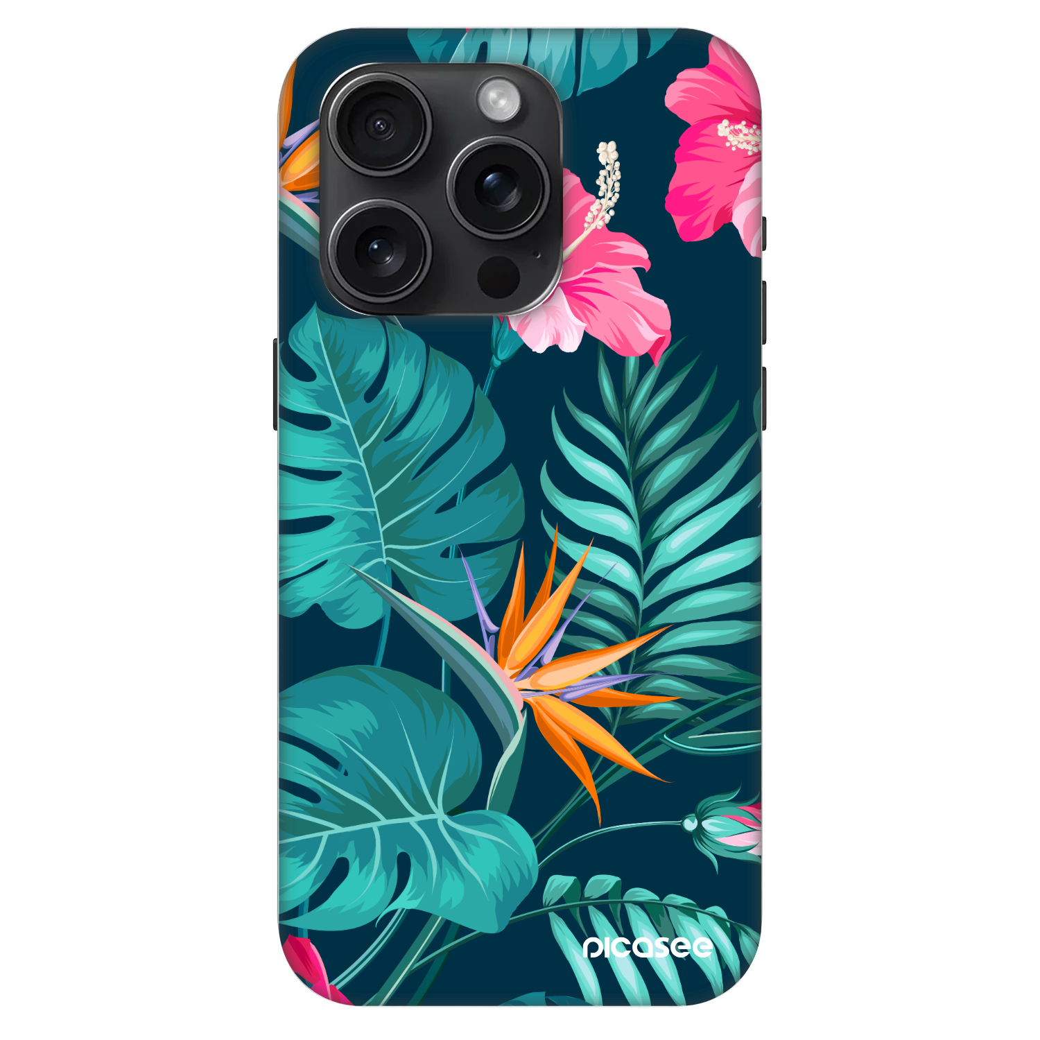 Picasee Fashion Case MagSafe pentru Apple iPhone 15 Pro - Pink Monstera