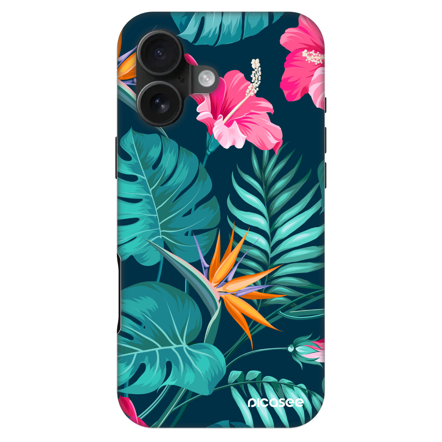 Picasee Fashion Case MagSafe pentru Apple iPhone 16 - Pink Monstera