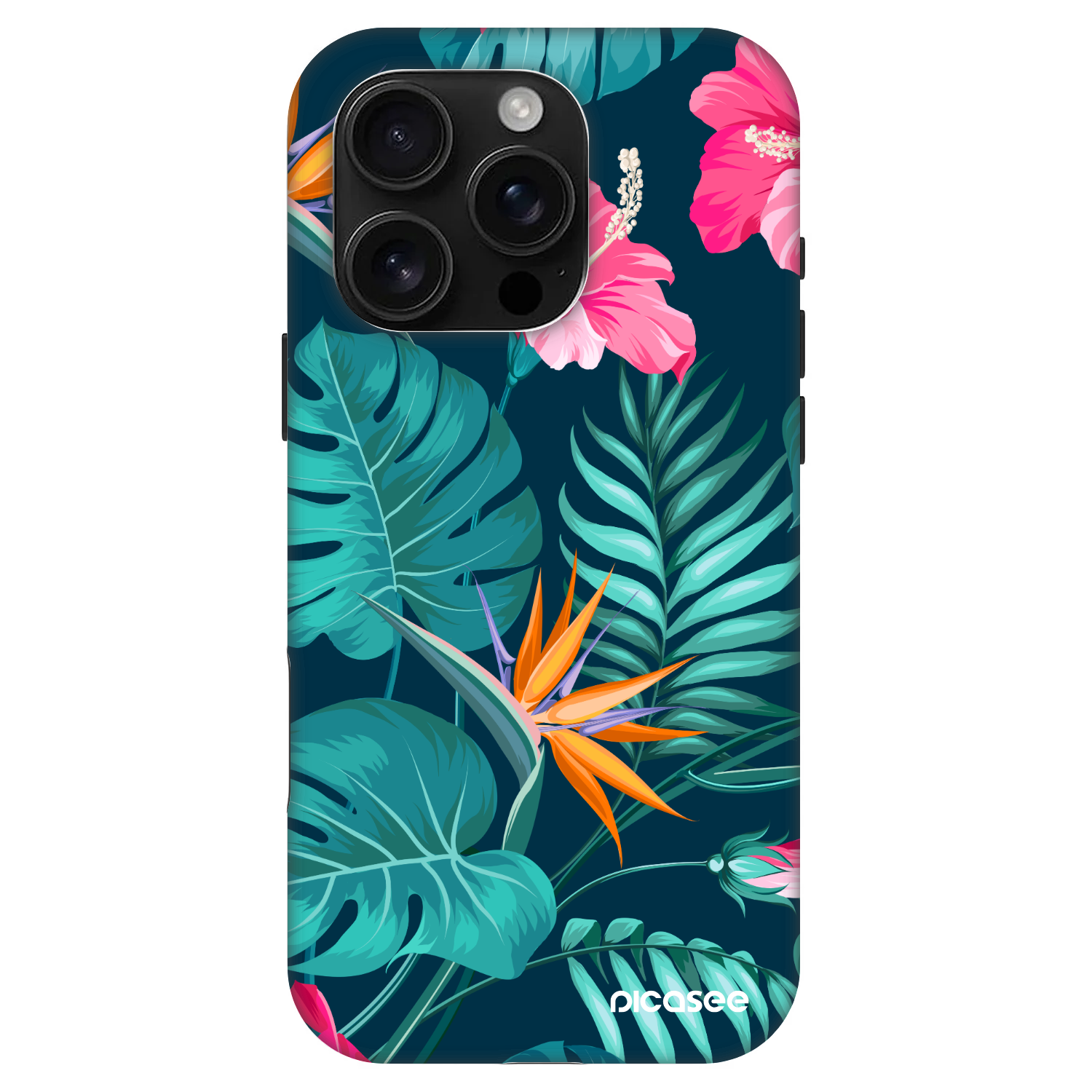 Picasee Fashion Case MagSafe pentru Apple iPhone 16 Pro - Pink Monstera