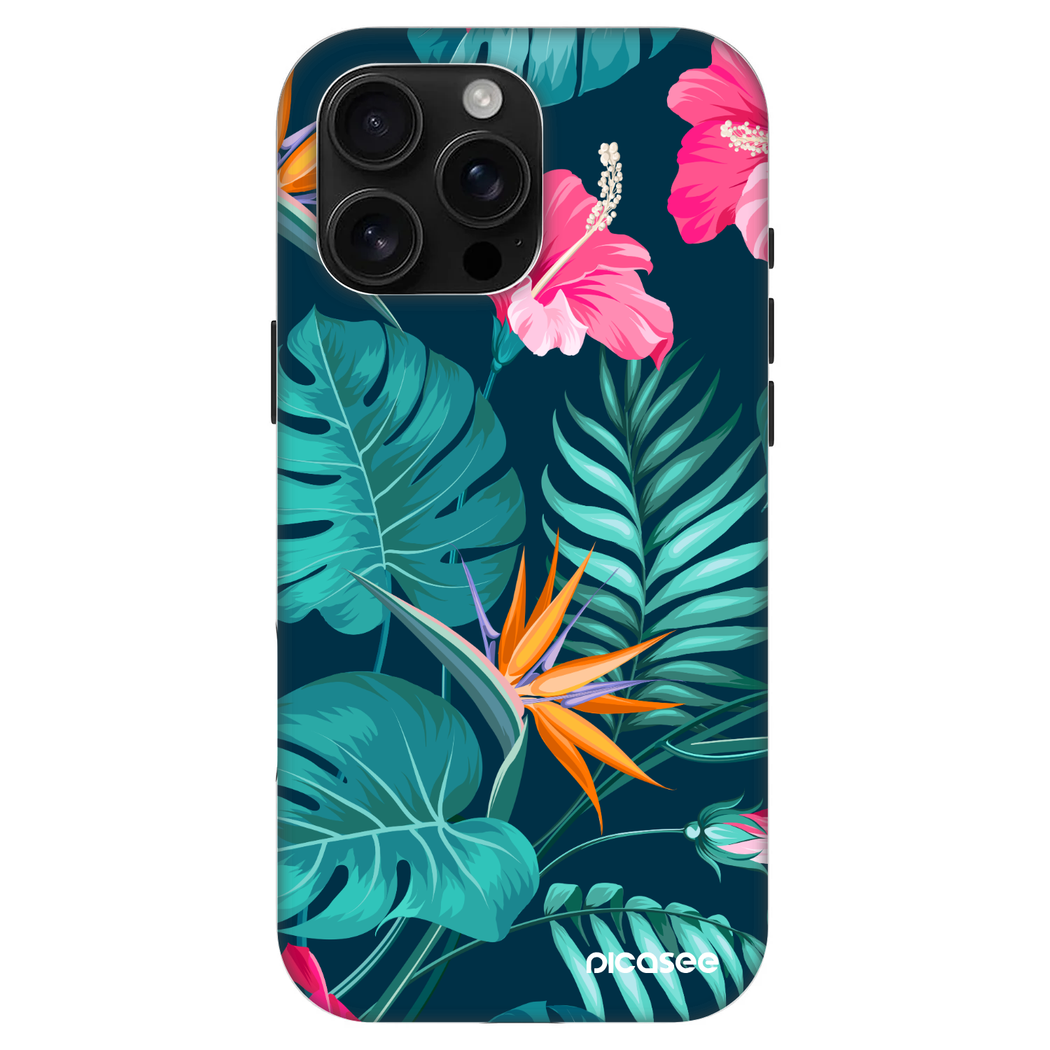 Picasee Fashion Case MagSafe pentru Apple iPhone 16 Pro Max - Pink Monstera
