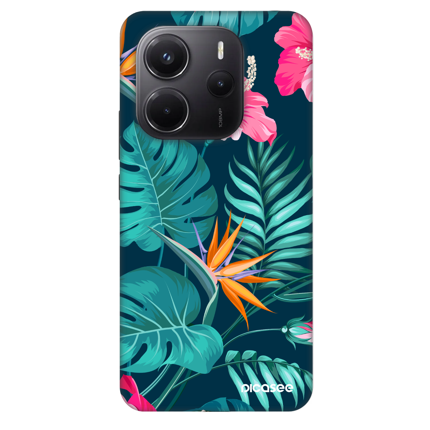 Picasee Fashion Case pentru Xiaomi Redmi Note 14 4G - Pink Monstera