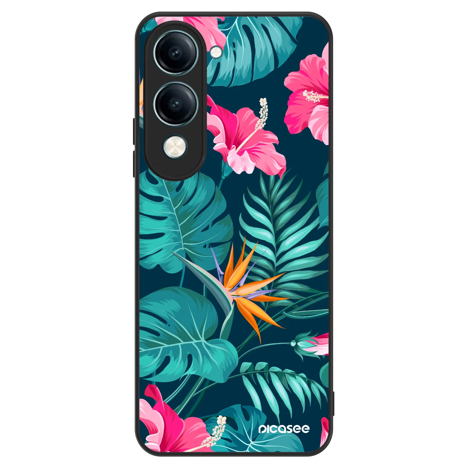 Picasee ULTIMATE CASE pentru Vivo Y29s 5G - Pink Monstera