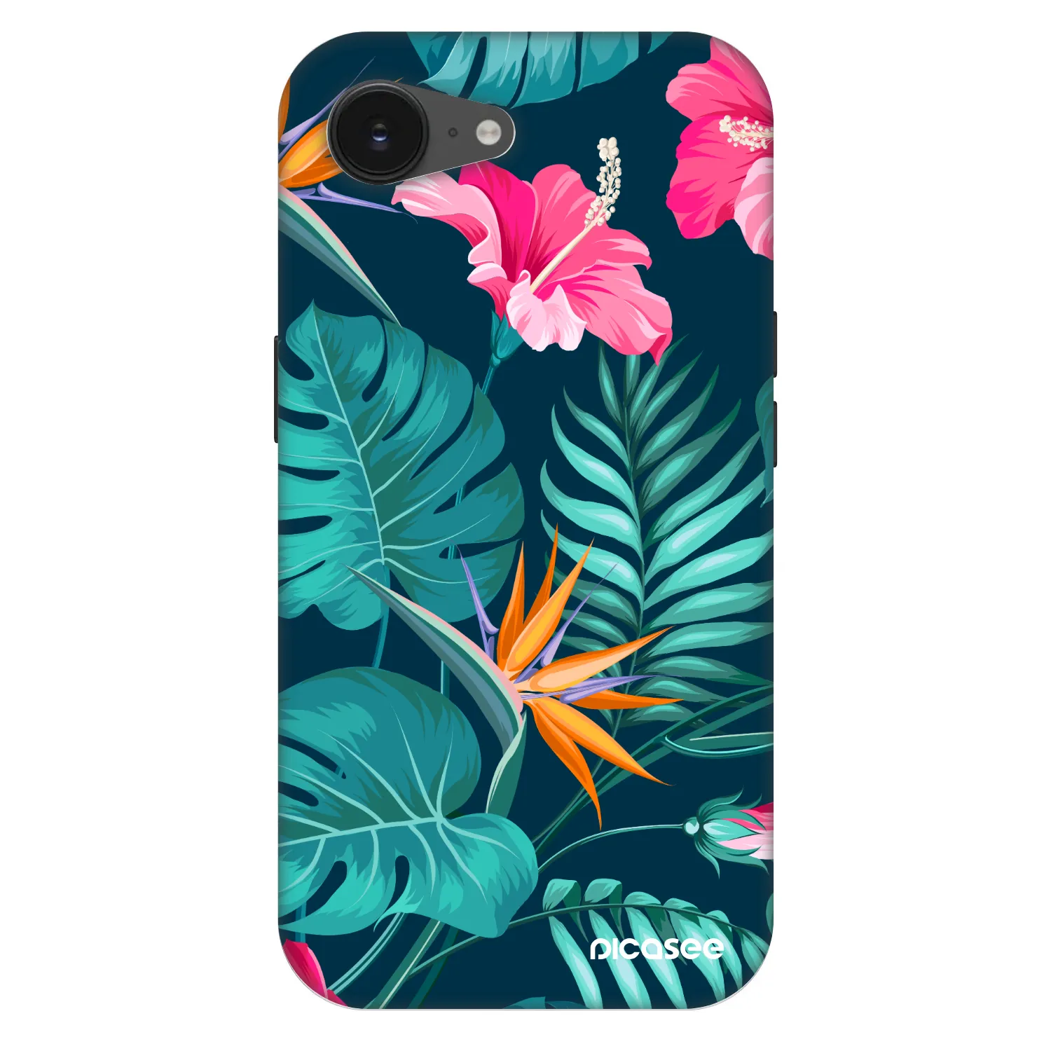 Picasee Fashion Case MagSafe pentru Apple iPhone 17e - Pink Monstera