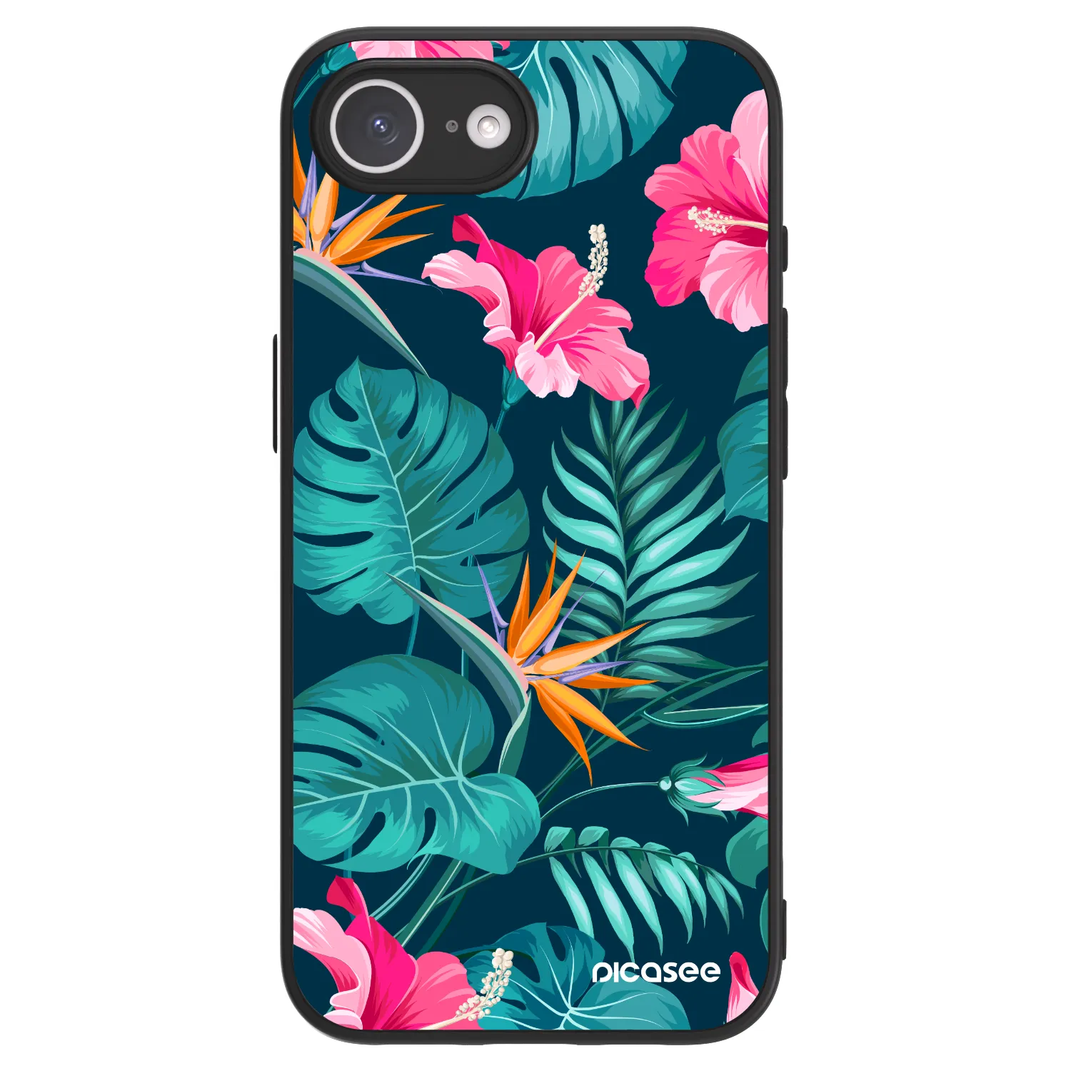 Picasee ULTIMATE CASE MagSafe pentru Apple iPhone 17e - Pink Monstera