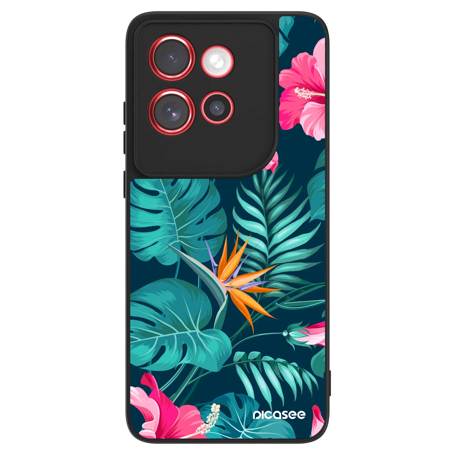 Picasee ULTIMATE CASE pentru Motorola Edge 60 Neo 5G - Pink Monstera