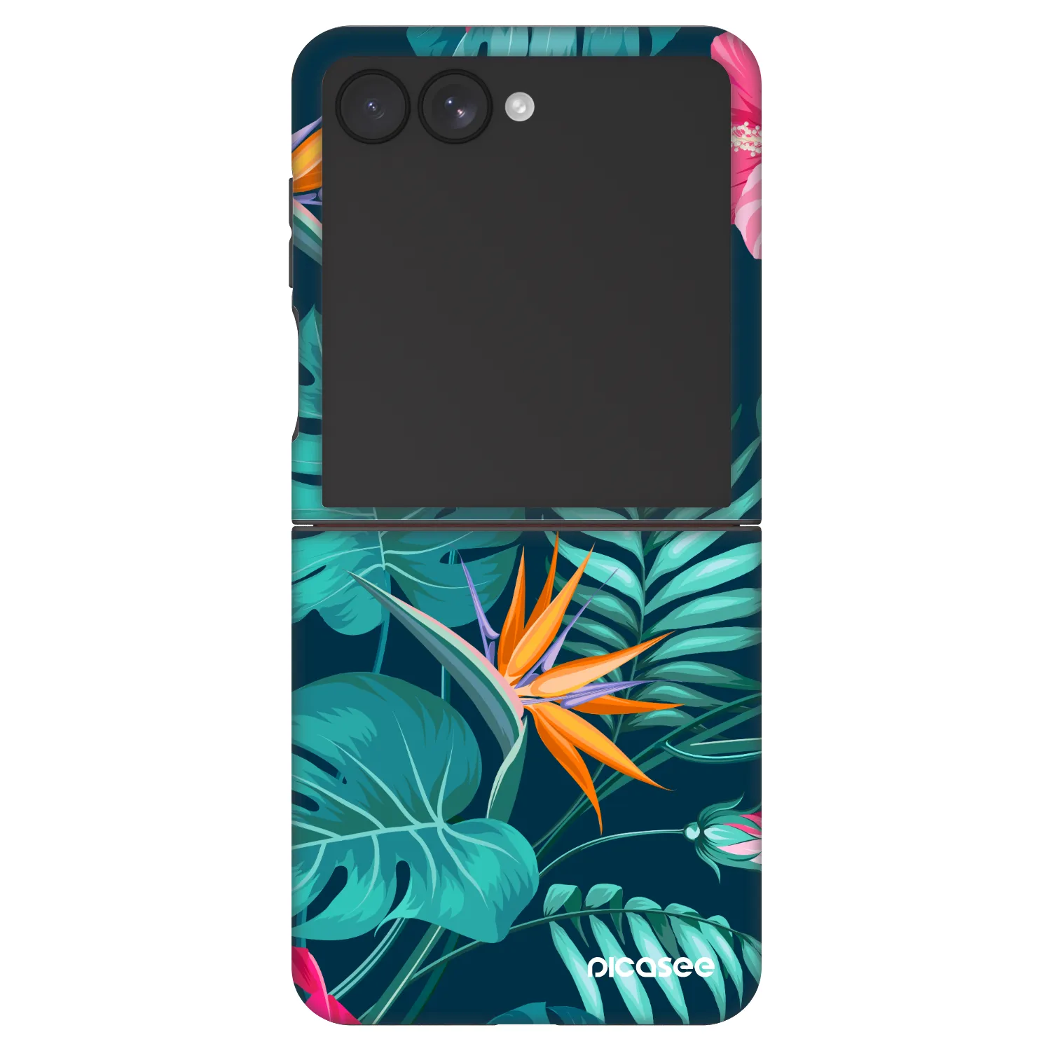 Picasee Fashion Case pentru Samsung Galaxy Z Flip7 5G - Pink Monstera