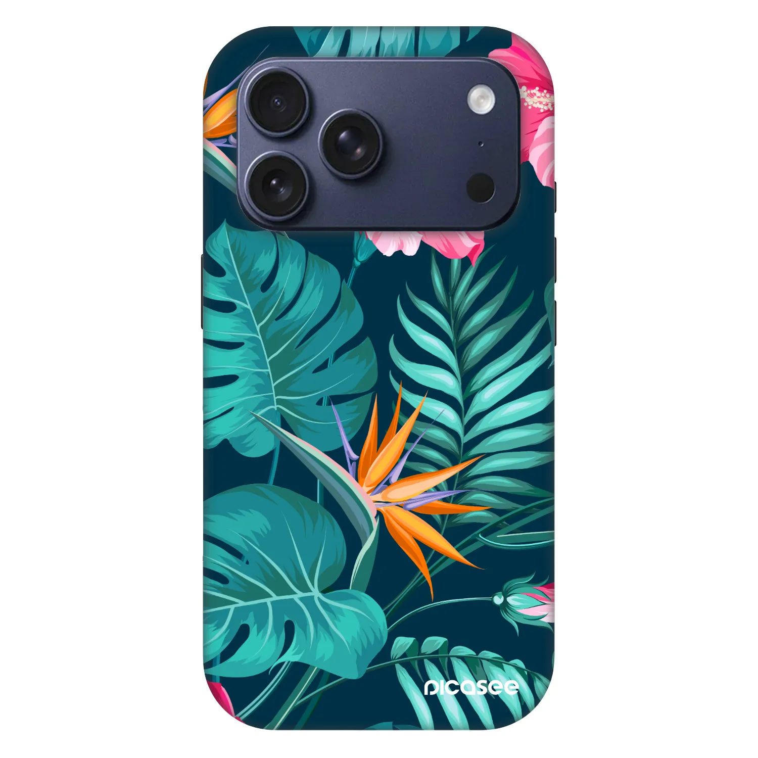 Picasee Fashion Case MagSafe pentru Apple iPhone 18 Pro - Pink Monstera