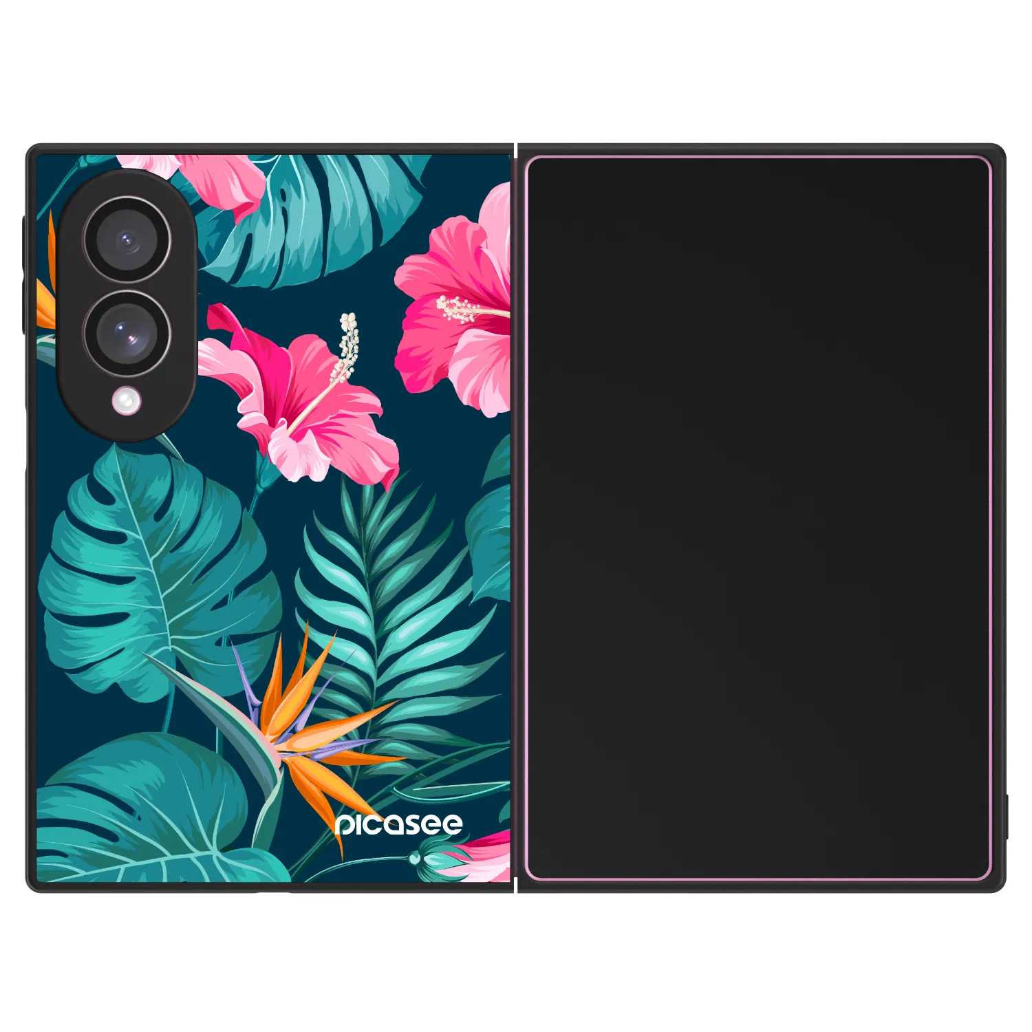 Picasee ULTIMATE CASE pentru Samsung Galaxy Z Fold8 5G - Pink Monstera