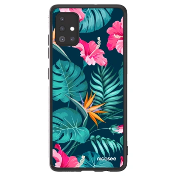 Picasee ULTIMATE CASE pentru Samsung Galaxy A51 A515F - Pink Monstera