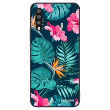 Husă pentru Samsung Galaxy A70 A705F - Pink Monstera