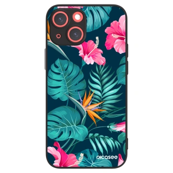 Picasee ULTIMATE CASE pentru Apple iPhone 13 mini - Pink Monstera
